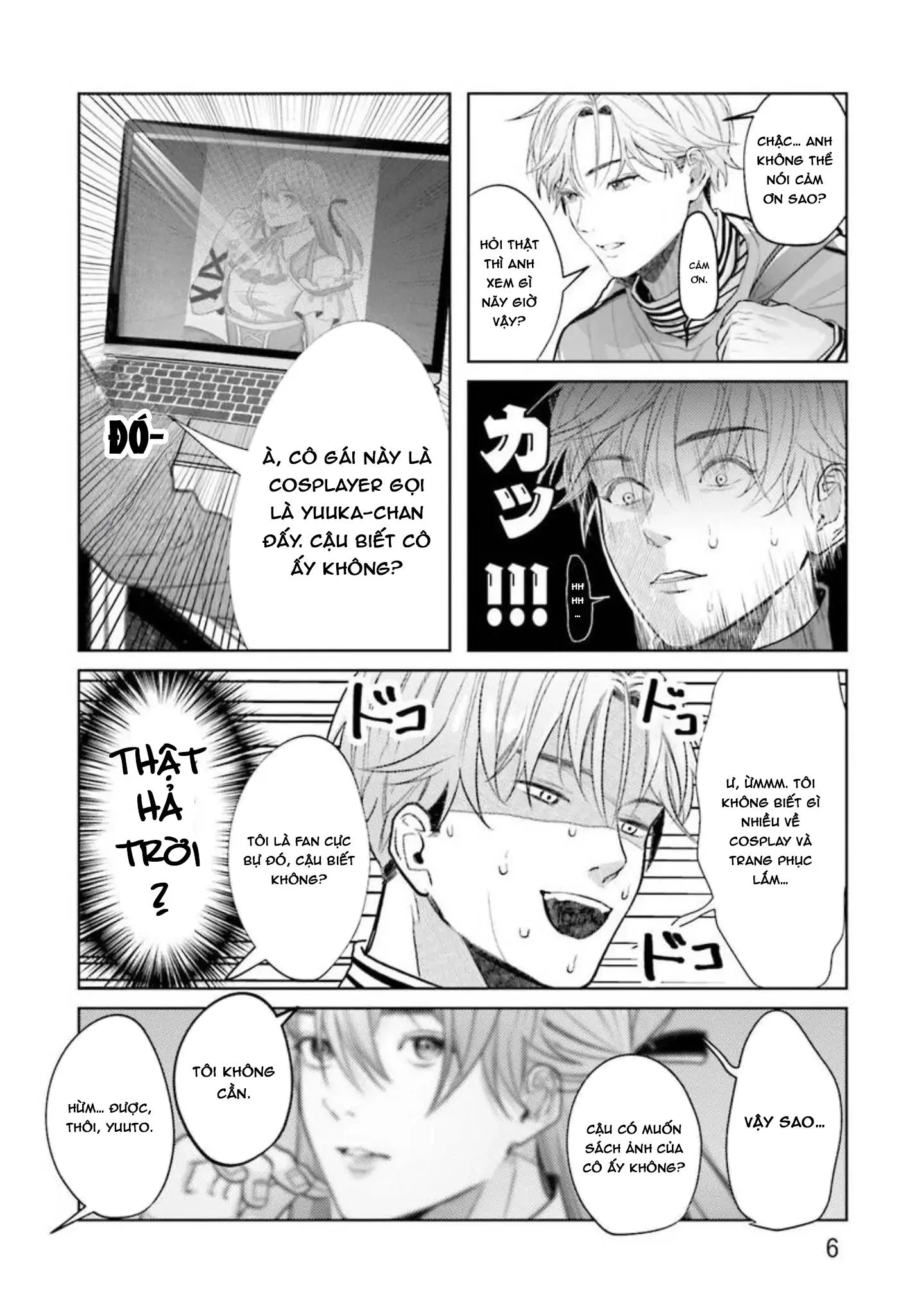 Nếu bị sếp phát hiện ra việc cosplay nữ thì tôi chết chắc Chapter 1 Trang 6