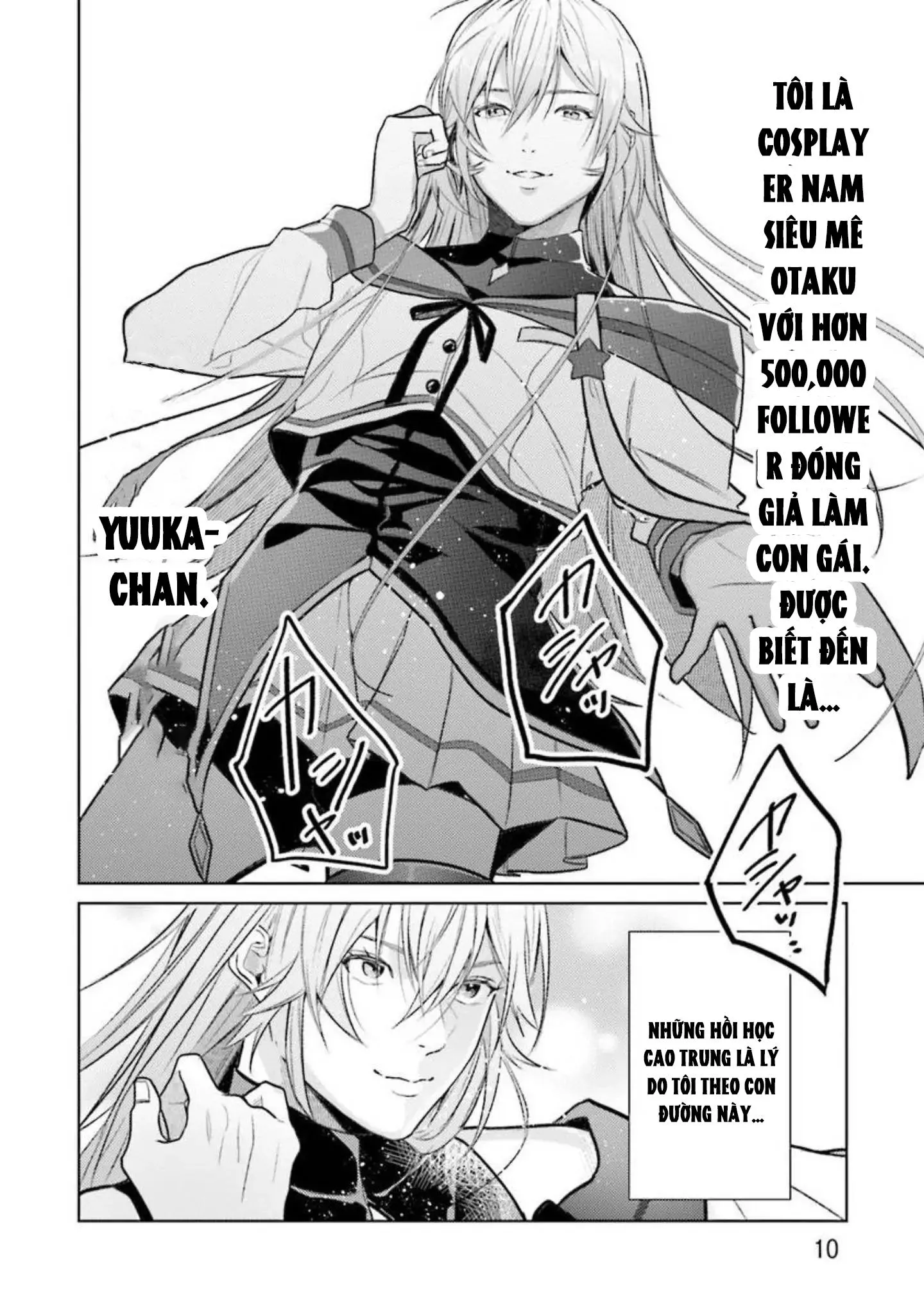 Nếu bị sếp phát hiện ra việc cosplay nữ thì tôi chết chắc Chapter 1 Trang 10