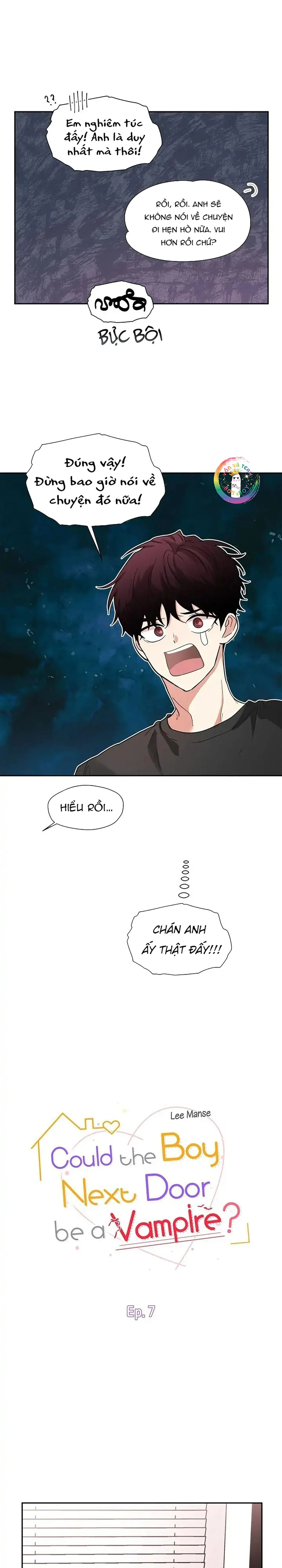 (END) Nếu Như Cậu Bạn Hàng Xóm Là Vampire? Chapter 7 Trang 4