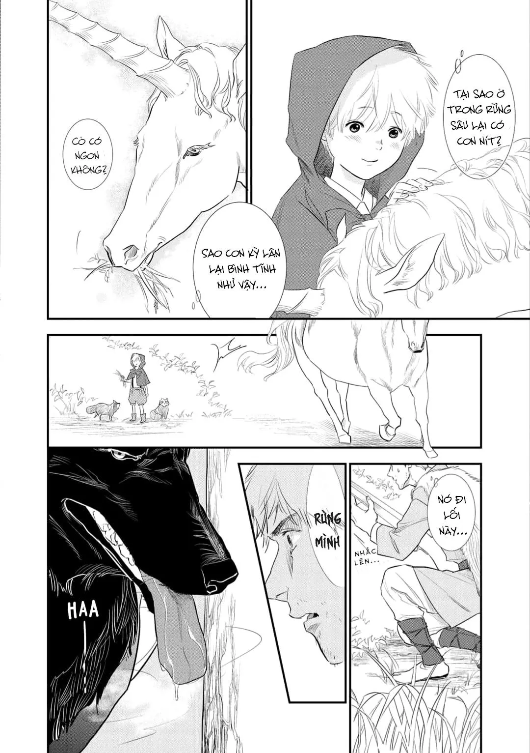 Ngài sói, không ăn em à? Chapter 3 Trang 6