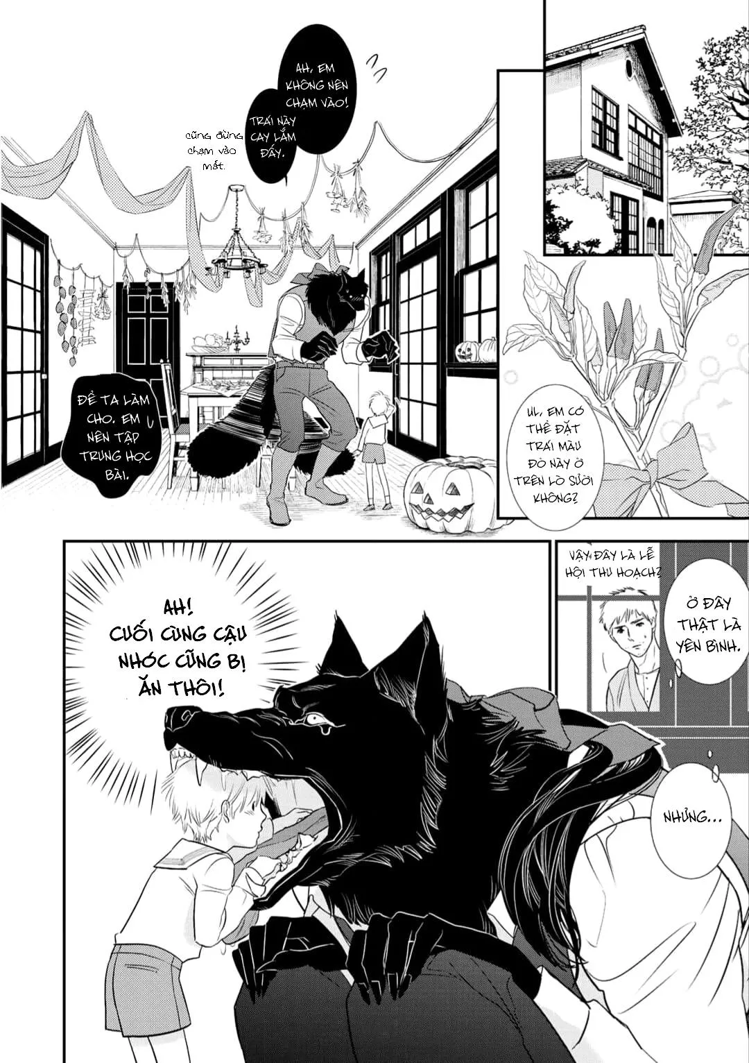 Ngài sói, không ăn em à? Chapter 3 Trang 14