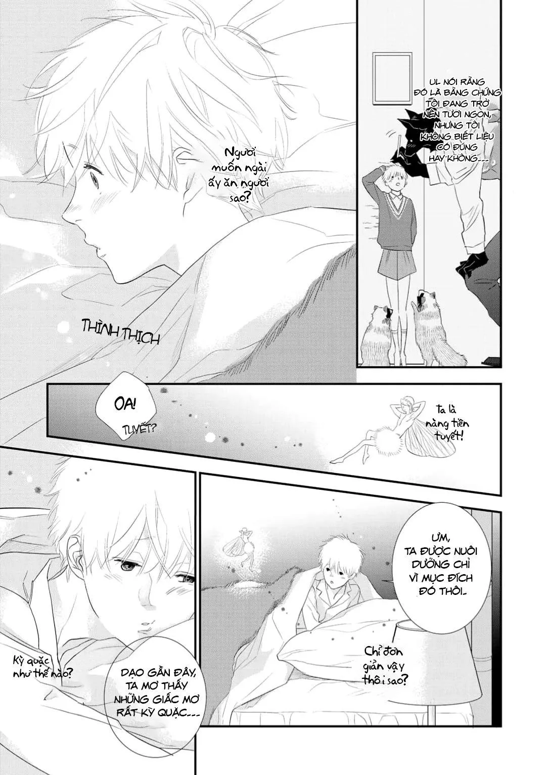 Ngài sói, không ăn em à? Chapter 4 Trang 11