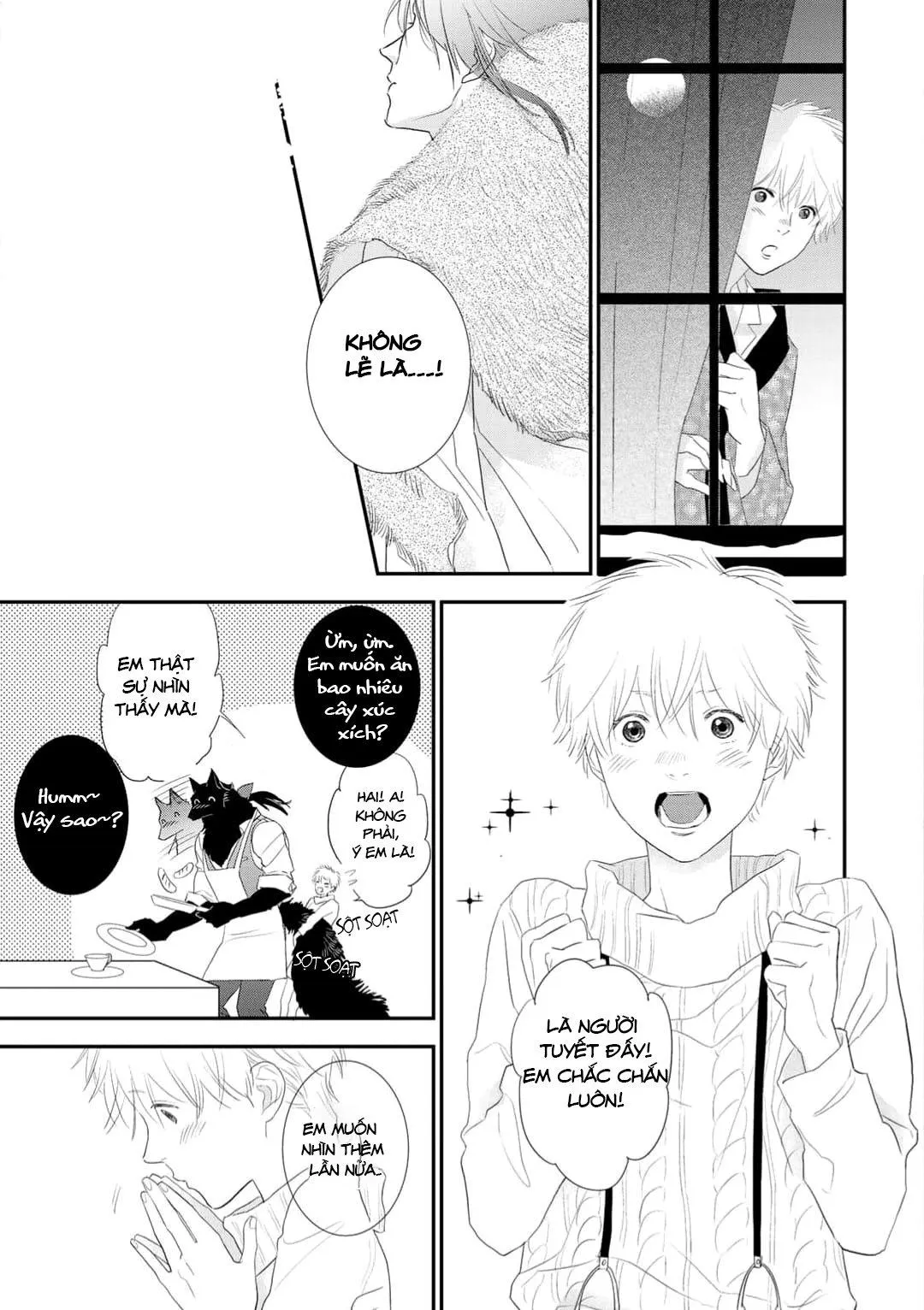 Ngài sói, không ăn em à? Chapter 4 Trang 13
