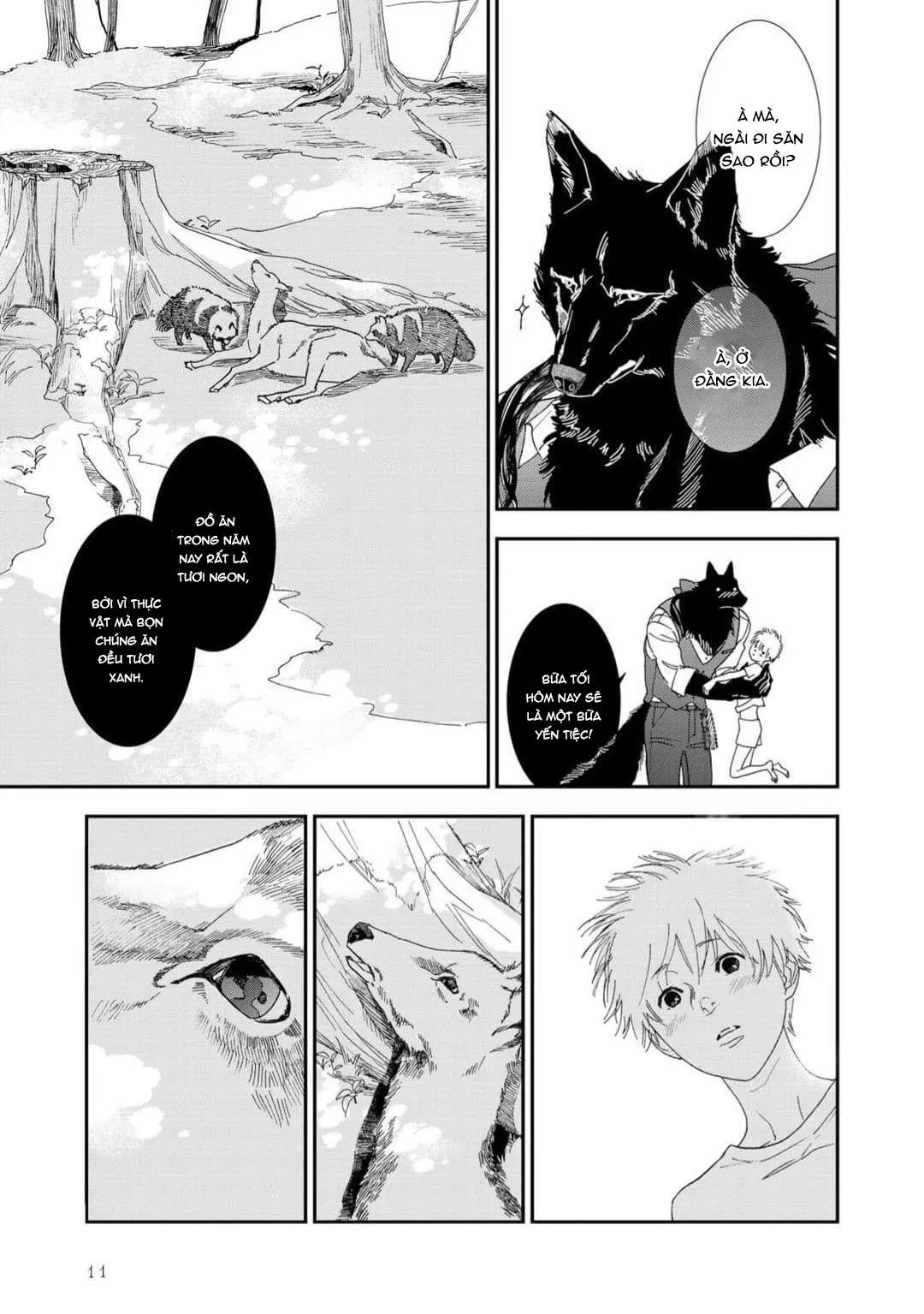 Ngài sói, không ăn em à? Chapter 1 Trang 11