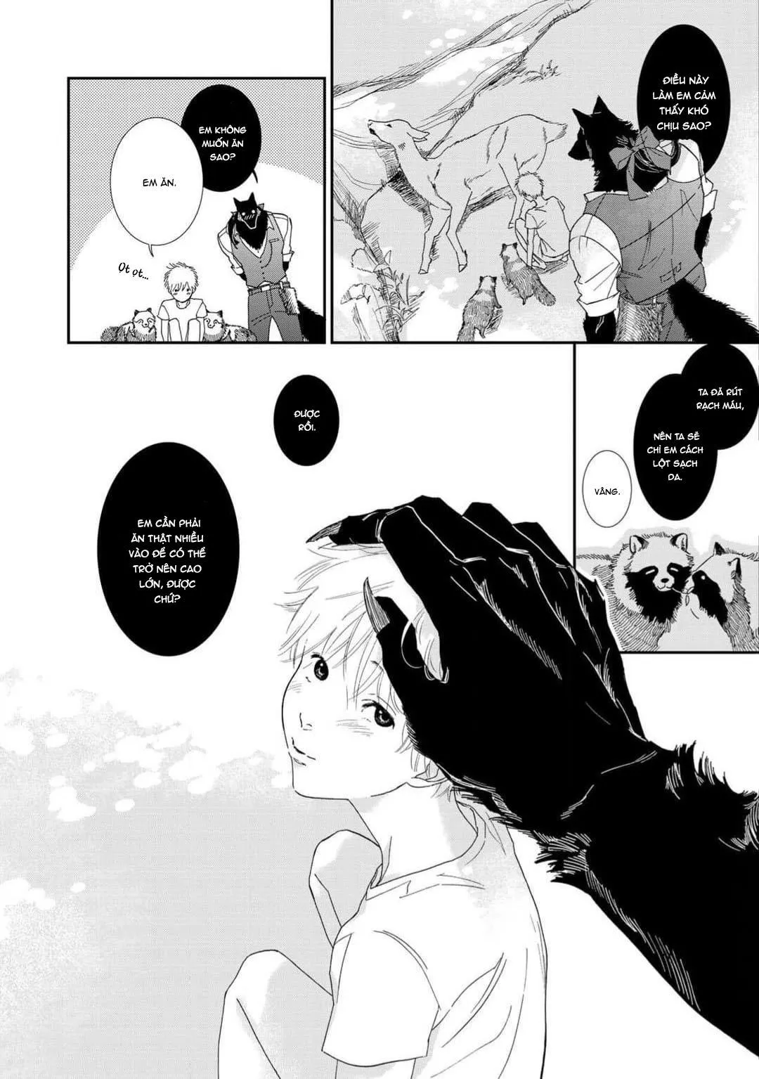 Ngài sói, không ăn em à? Chapter 1 Trang 12