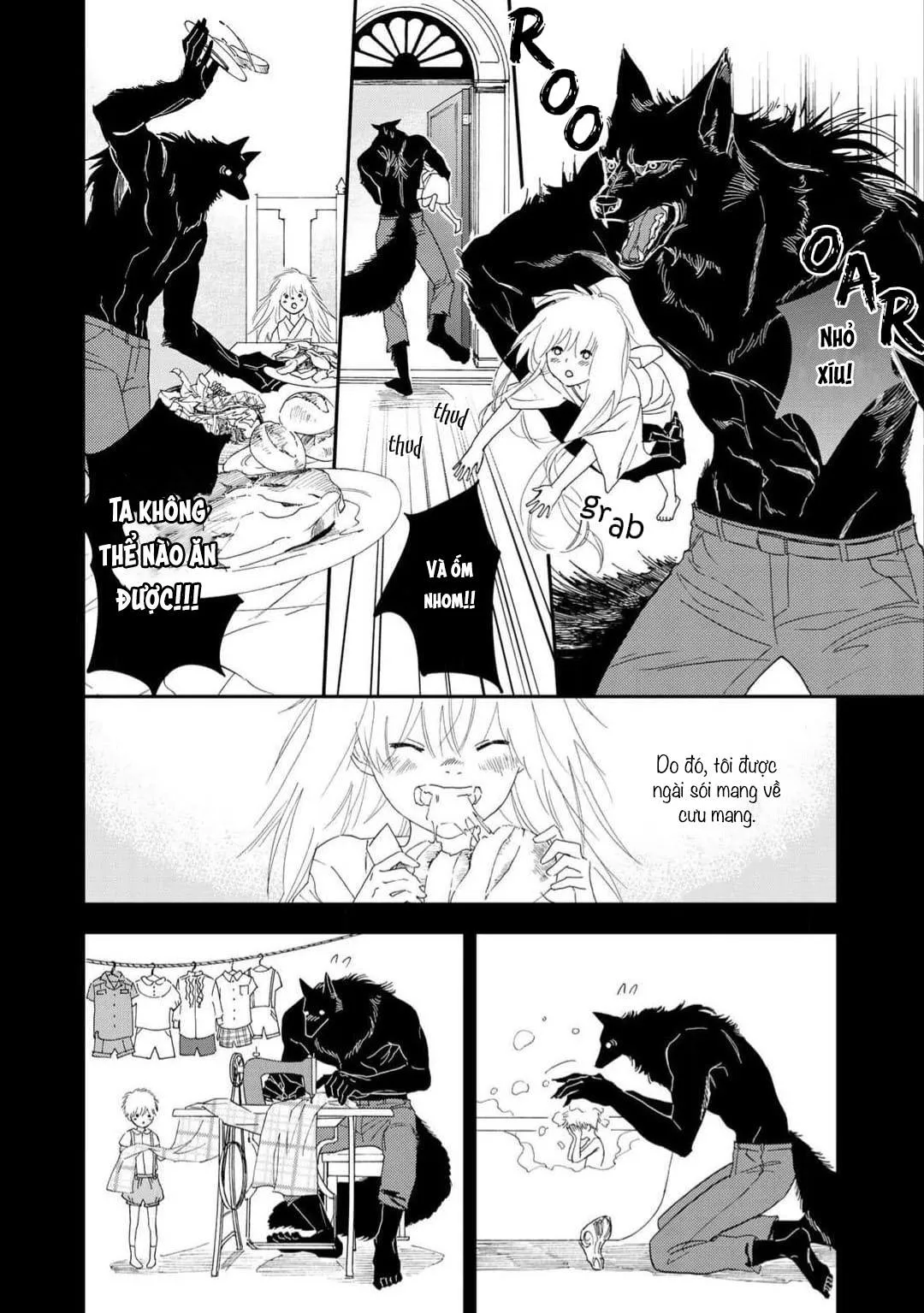 Ngài sói, không ăn em à? Chapter 1 Trang 14