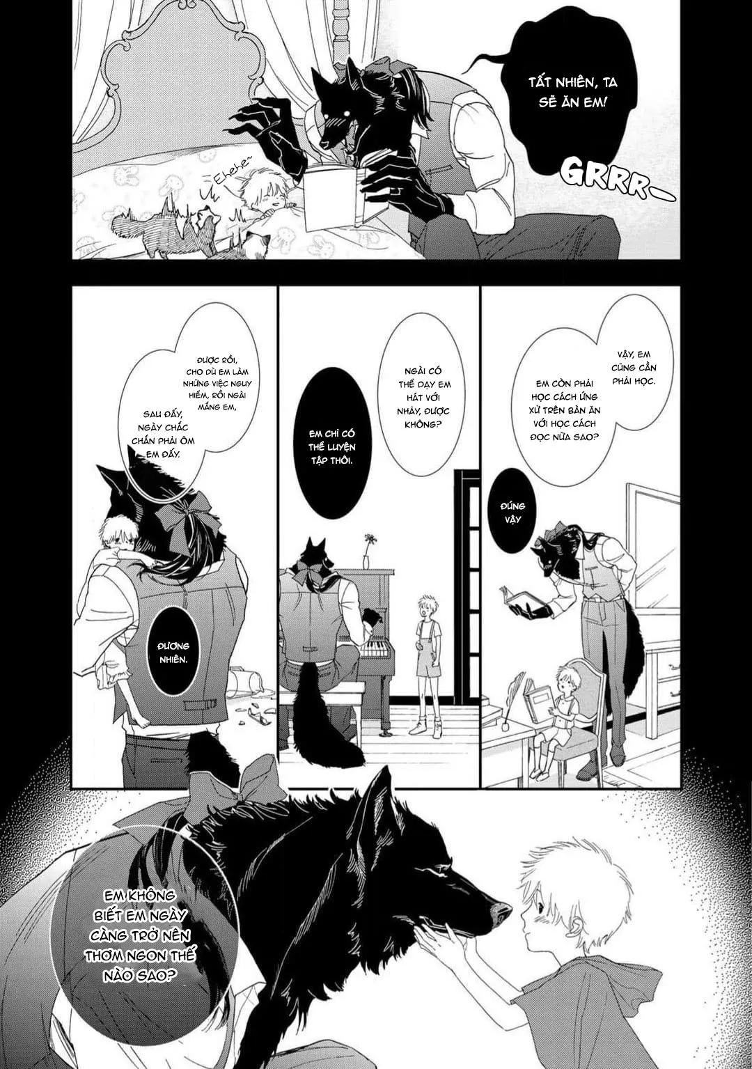 Ngài sói, không ăn em à? Chapter 1 Trang 21