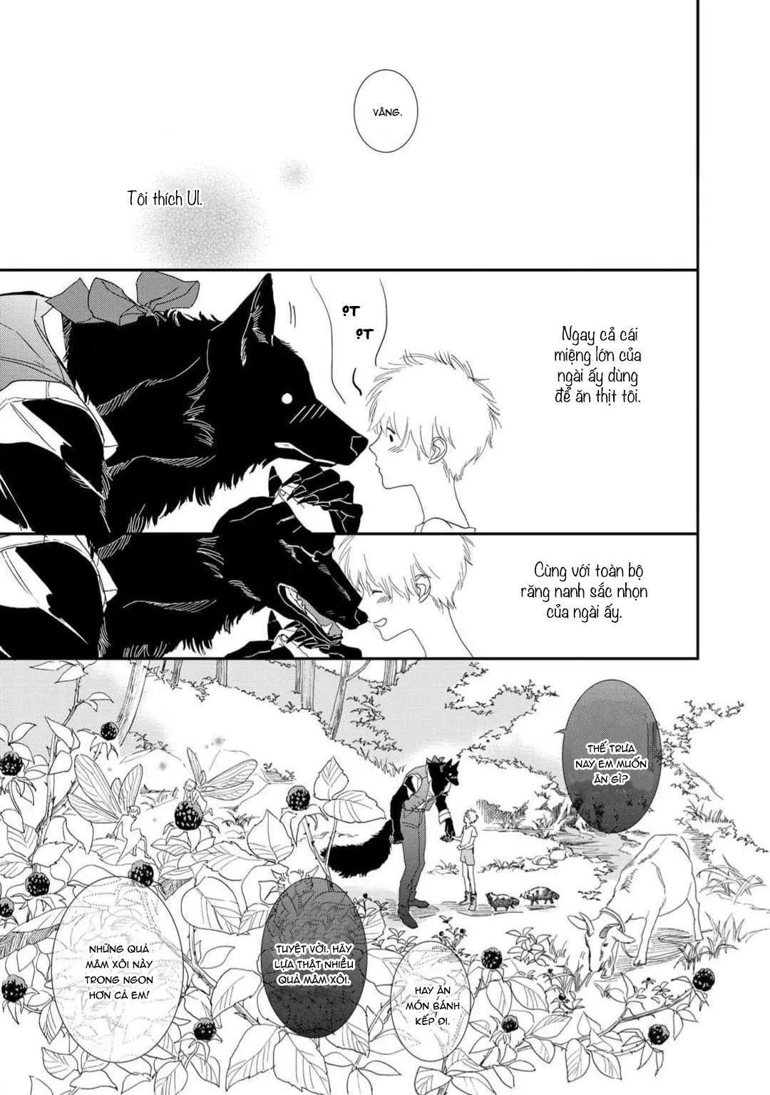 Ngài sói, không ăn em à? Chapter 1 Trang 33