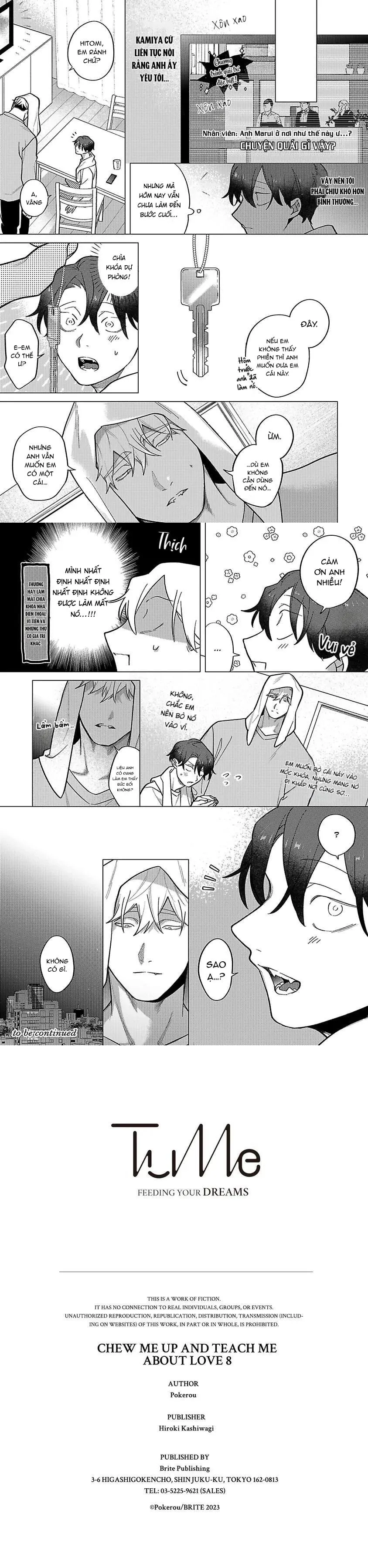 Ngấu nghiến tôi và cho tôi biết thế nào là yêu Chapter 8 Trang 8