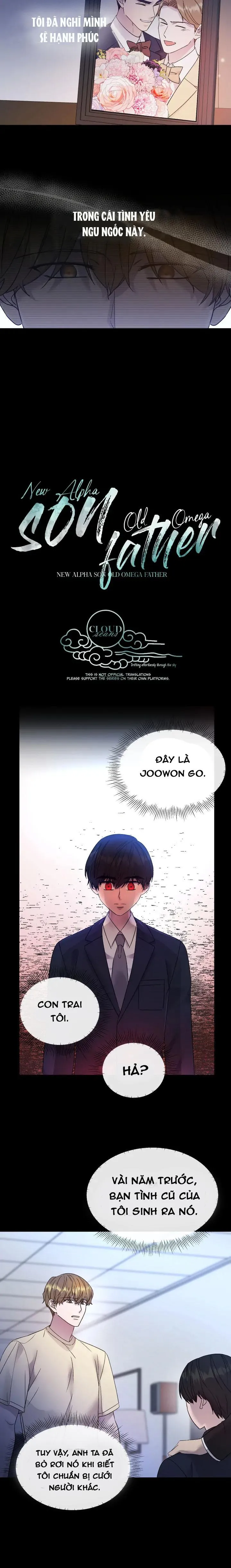 Người con Alpha trẻ tuổi, người cha Omega xế chiều Chapter 1 Trang 3