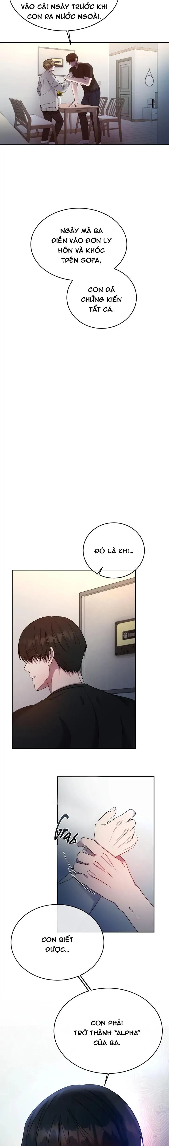 Người con Alpha trẻ tuổi, người cha Omega xế chiều Chapter 1 Trang 15