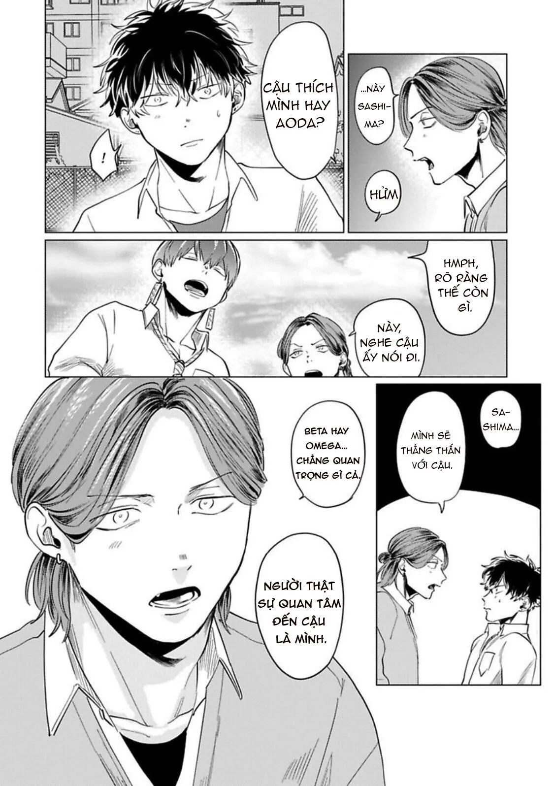 NGƯỜI CỨNG NHẤT TRƯỜNG LÀ OMEGA Á!? Chapter 4 Trang 6