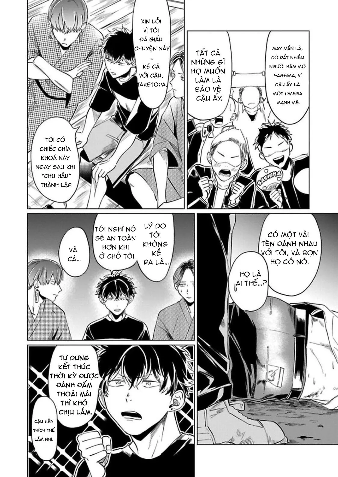 NGƯỜI CỨNG NHẤT TRƯỜNG LÀ OMEGA Á!? Chapter 4 Trang 16