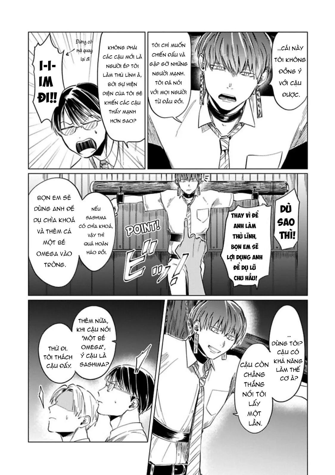 NGƯỜI CỨNG NHẤT TRƯỜNG LÀ OMEGA Á!? Chapter 5 Trang 7