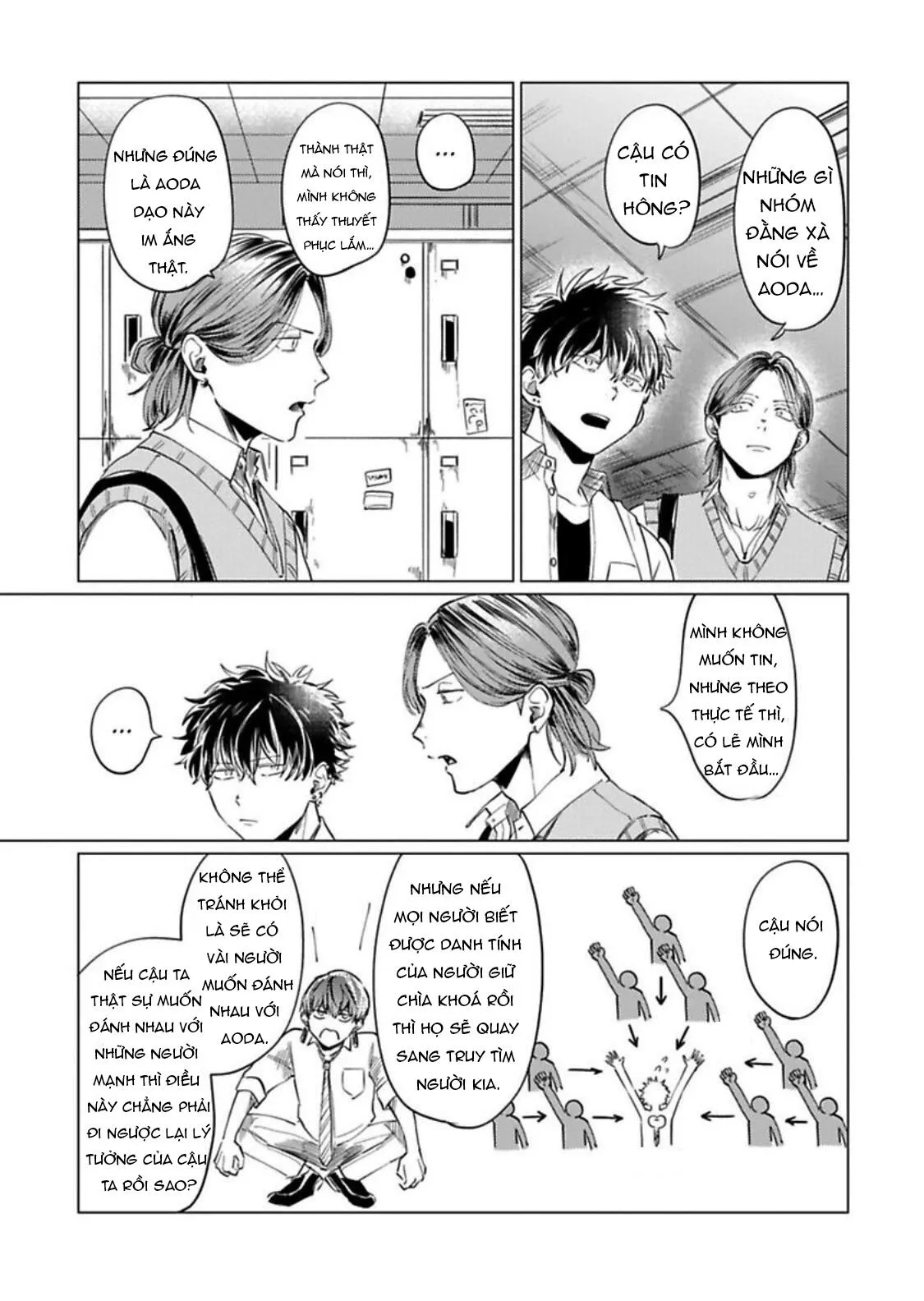 NGƯỜI CỨNG NHẤT TRƯỜNG LÀ OMEGA Á!? Chapter 5 Trang 19