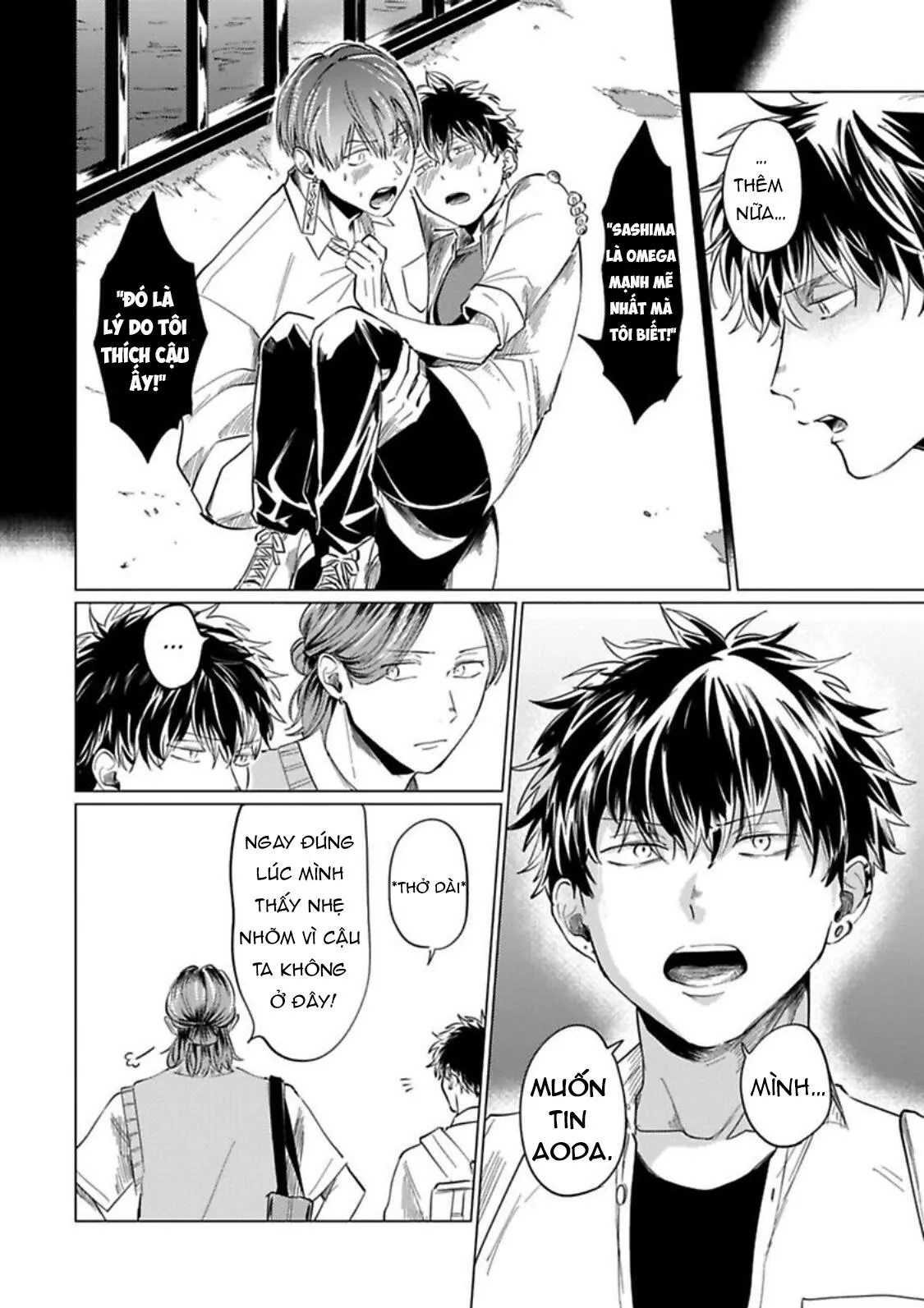 NGƯỜI CỨNG NHẤT TRƯỜNG LÀ OMEGA Á!? Chapter 5 Trang 20