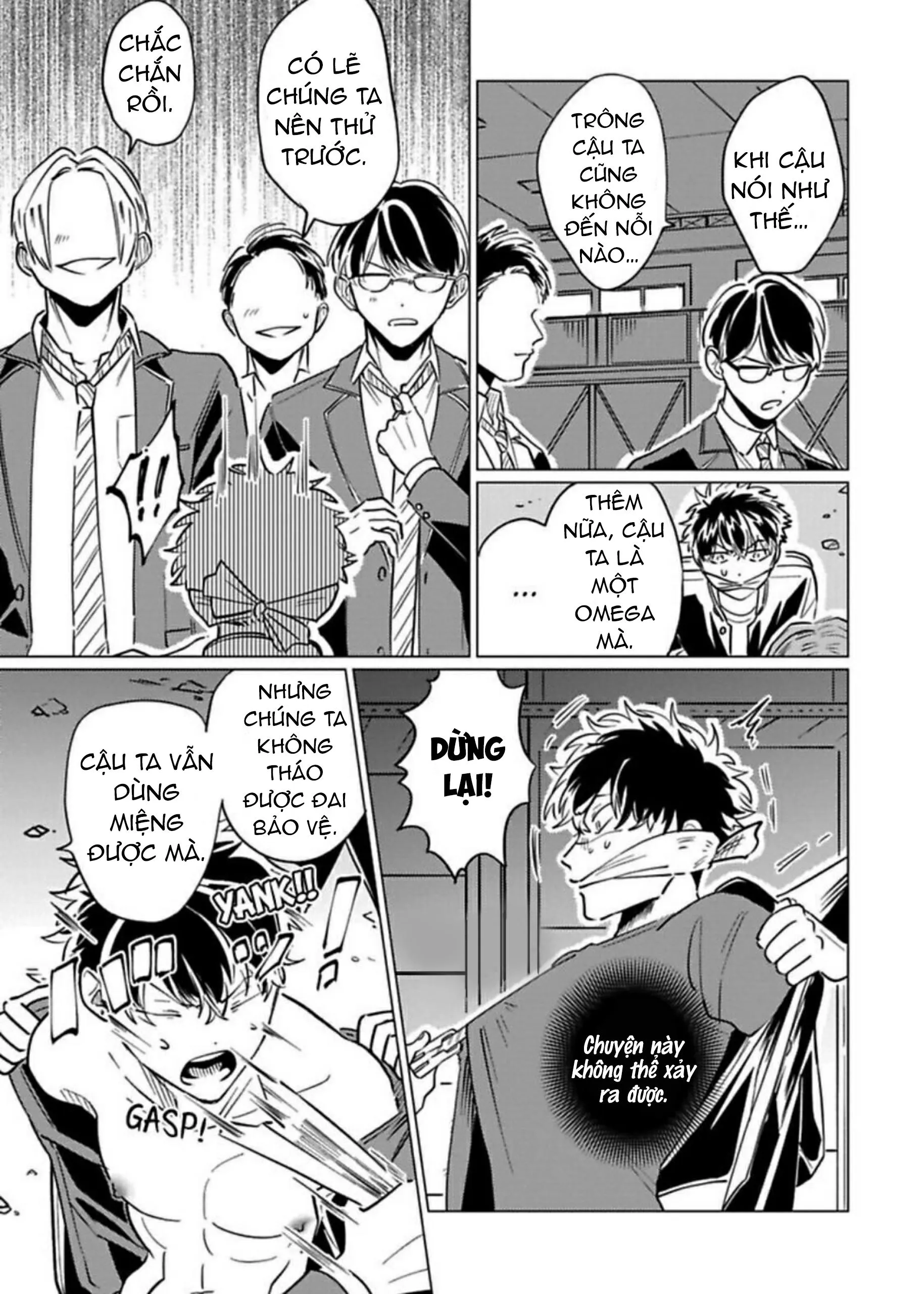 NGƯỜI CỨNG NHẤT TRƯỜNG LÀ OMEGA Á!? Chapter 1 Trang 23