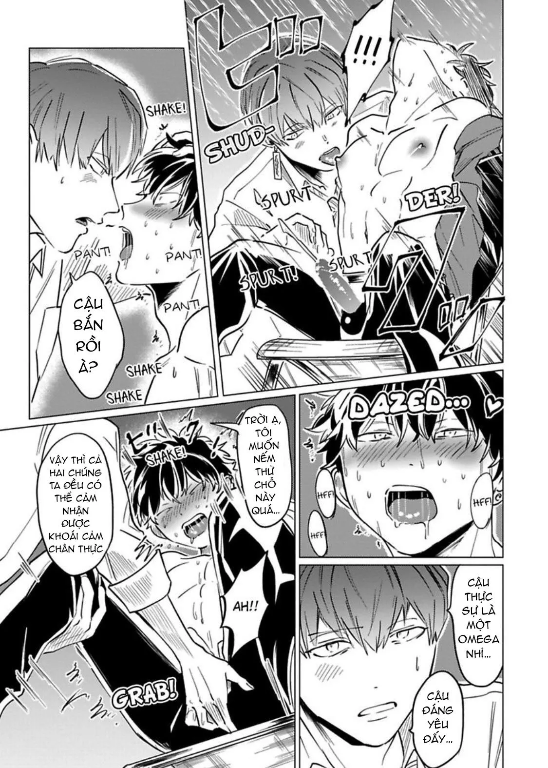 NGƯỜI CỨNG NHẤT TRƯỜNG LÀ OMEGA Á!? Chapter 1 Trang 29