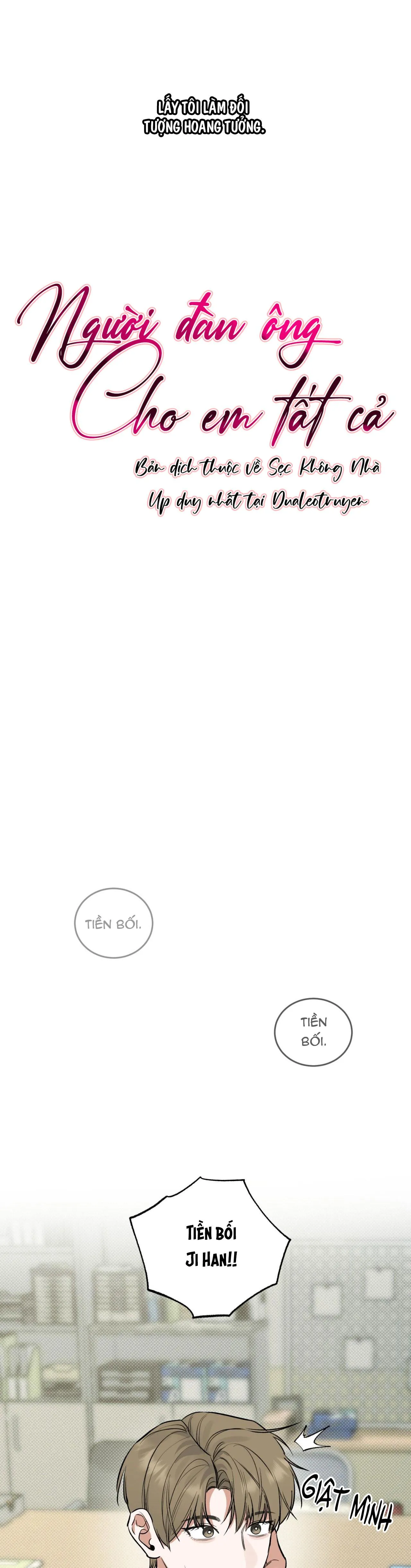 NGƯỜI ĐÀN ÔNG CHO EM TẤT CẢ Chapter 3 Trang 16
