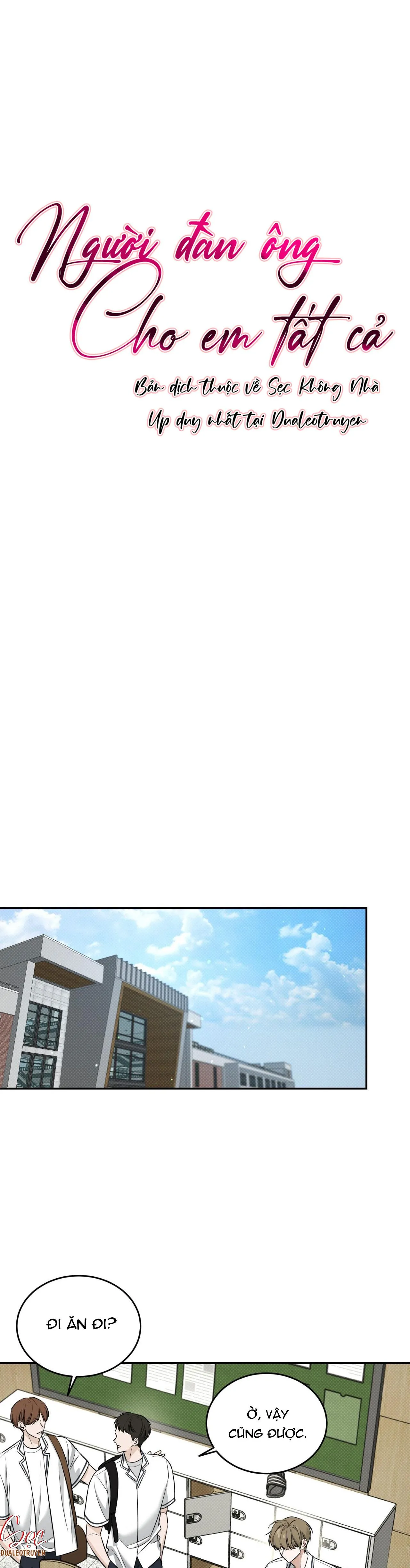 NGƯỜI ĐÀN ÔNG CHO EM TẤT CẢ Chapter 15 Trang 4