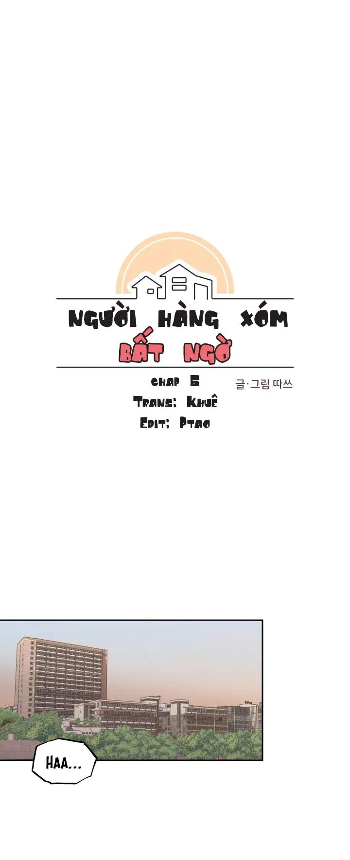 Người Hàng Xóm Bất Ngờ Chapter 5 Trang 11