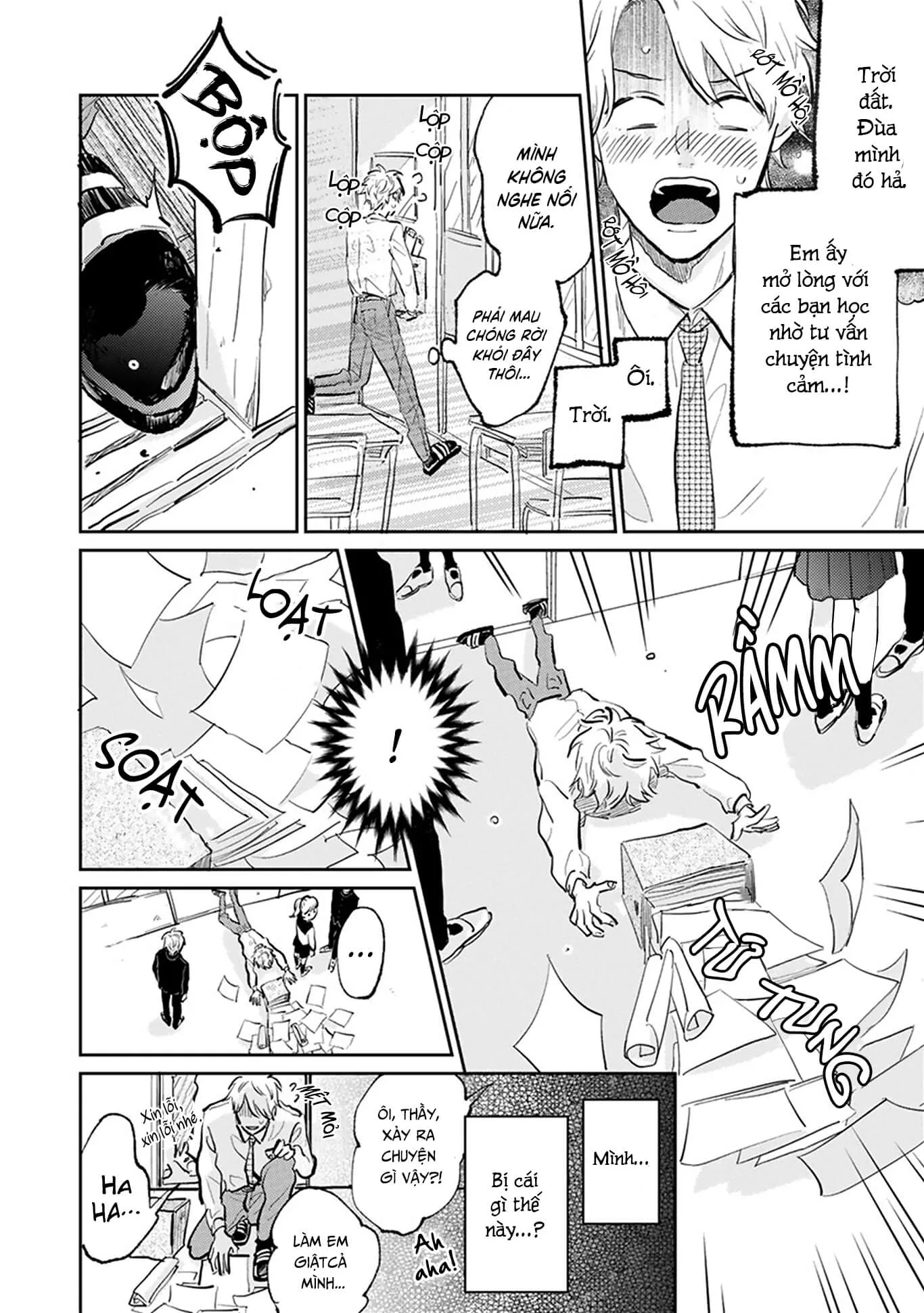 Người thầy dối trá và cậu bé chán sống Chapter 2 Trang 14