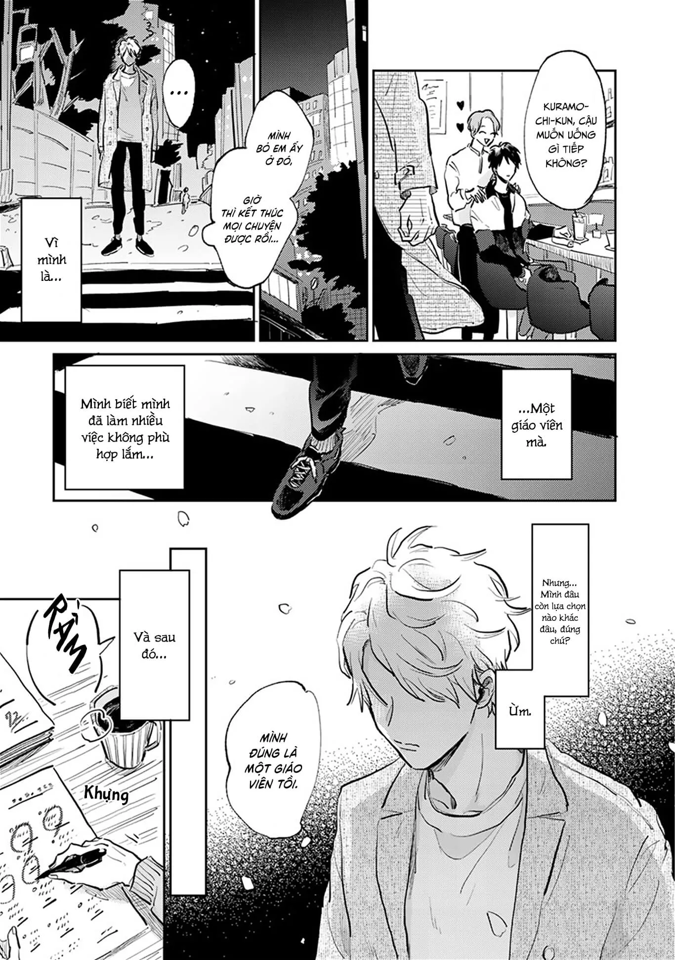 Người thầy dối trá và cậu bé chán sống Chapter 3 Trang 15