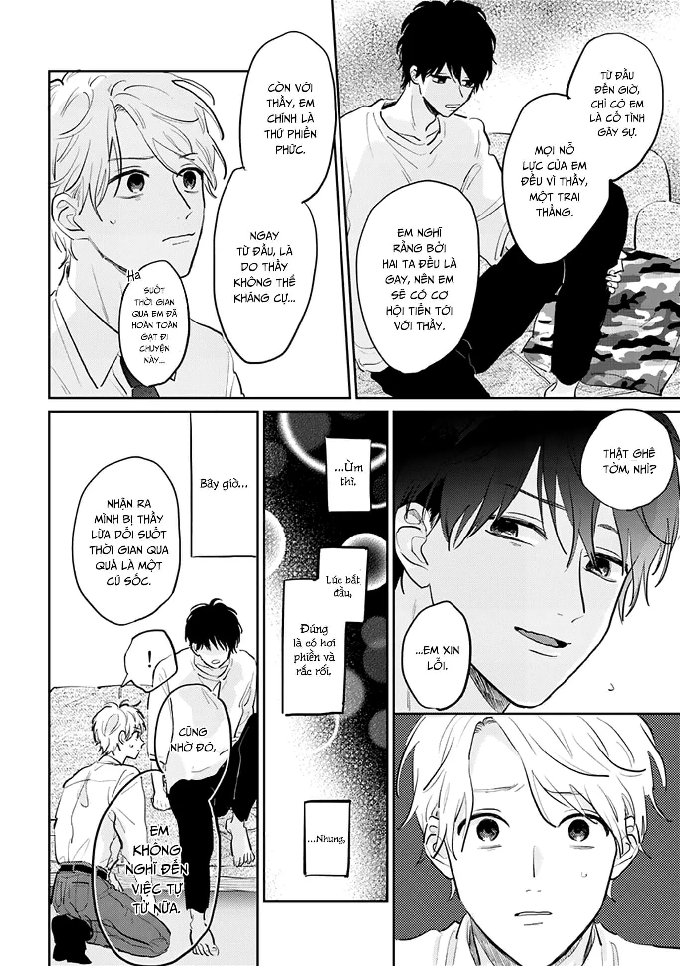 Người thầy dối trá và cậu bé chán sống Chapter 5 Trang 3