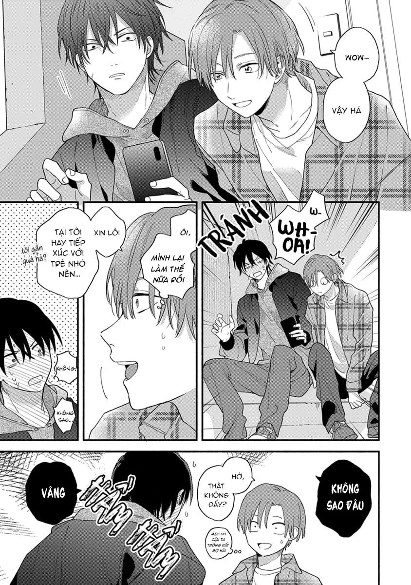 Mối tình đầu của người trông trẻ Chapter 2 Trang 17