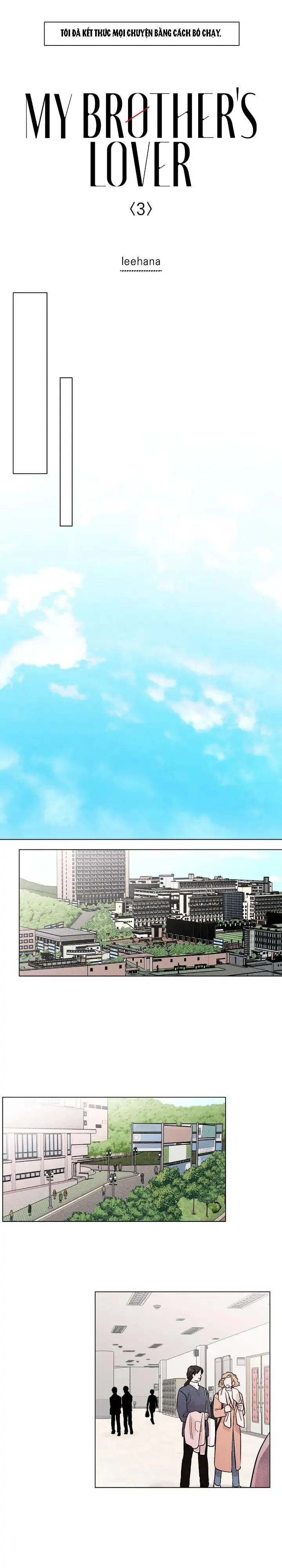 Người Yêu Của Anh Trai Tôi Chapter 3 Trang 8