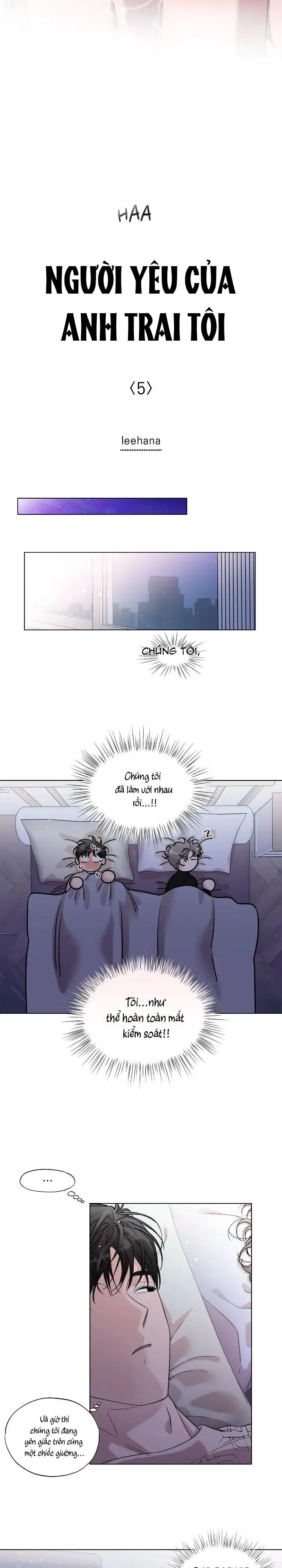 Người Yêu Của Anh Trai Tôi Chapter 5 Trang 9