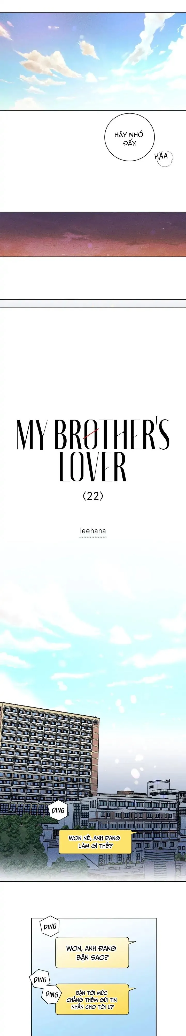 Người Yêu Của Anh Trai Tôi Chapter 22 Trang 7