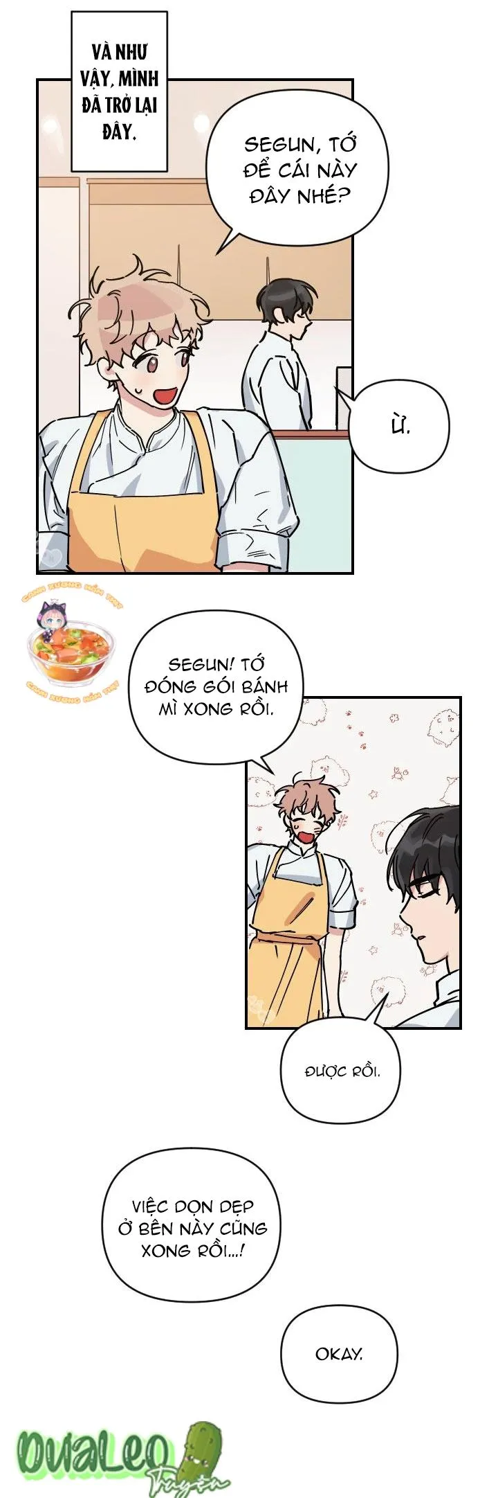 Full Nhân Viên Bán Thời Gian Của Tiệm Bánh Thơm Ngon Chapter 1 Trang 27