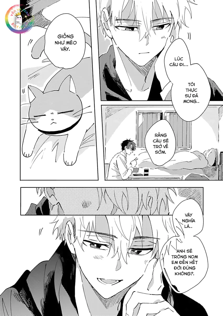 (END) Nhặt Được Một Em Mèo Và Một Cậu Trai Chapter 3 Trang 27