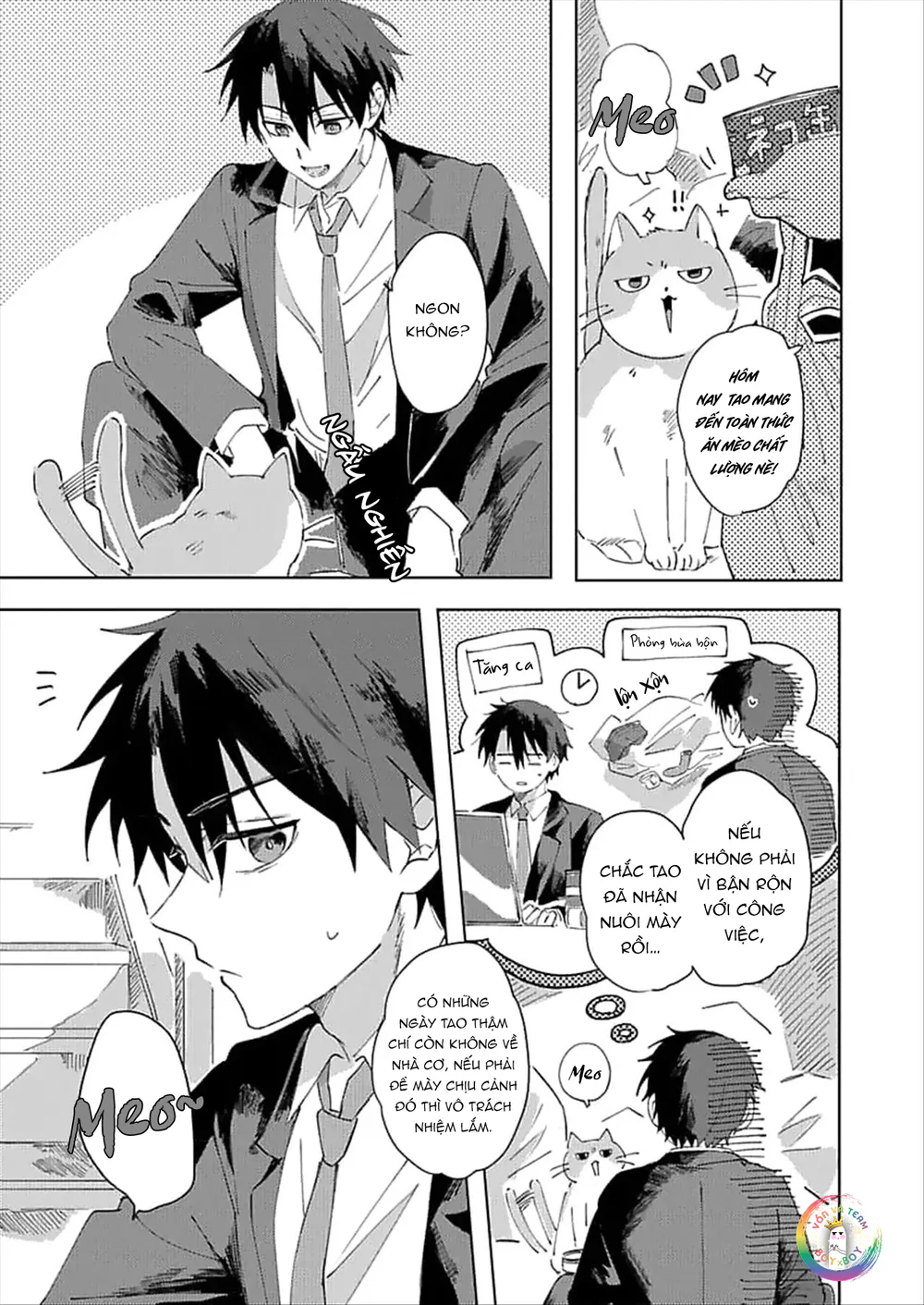 (END) Nhặt Được Một Em Mèo Và Một Cậu Trai Chapter 1 Trang 4