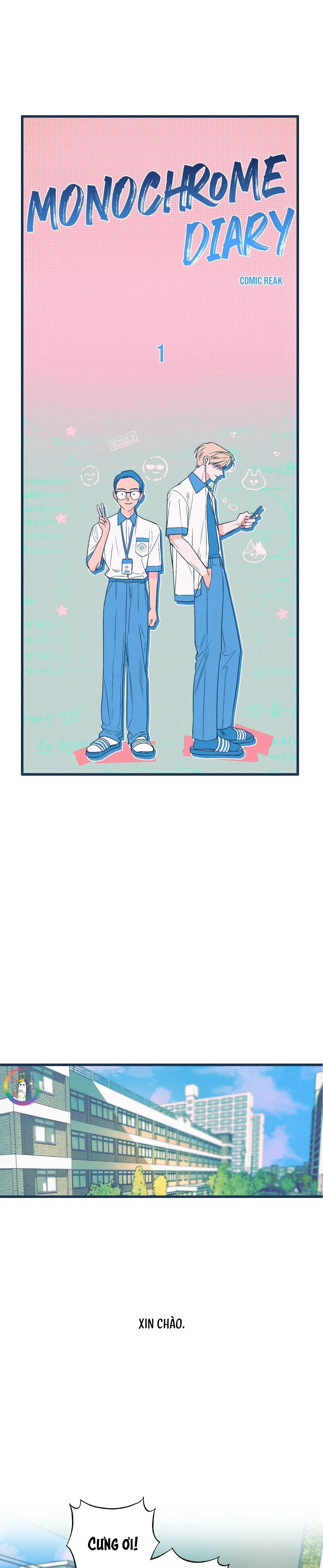 Nhật Ký Đơn Sắc Chapter 1 Trang 5