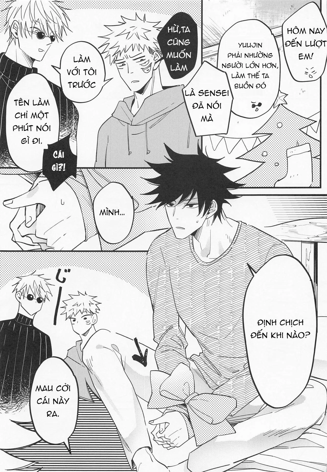 Nơi husbando của bạn bị đụ ná thở Chapter 9 Trang 38