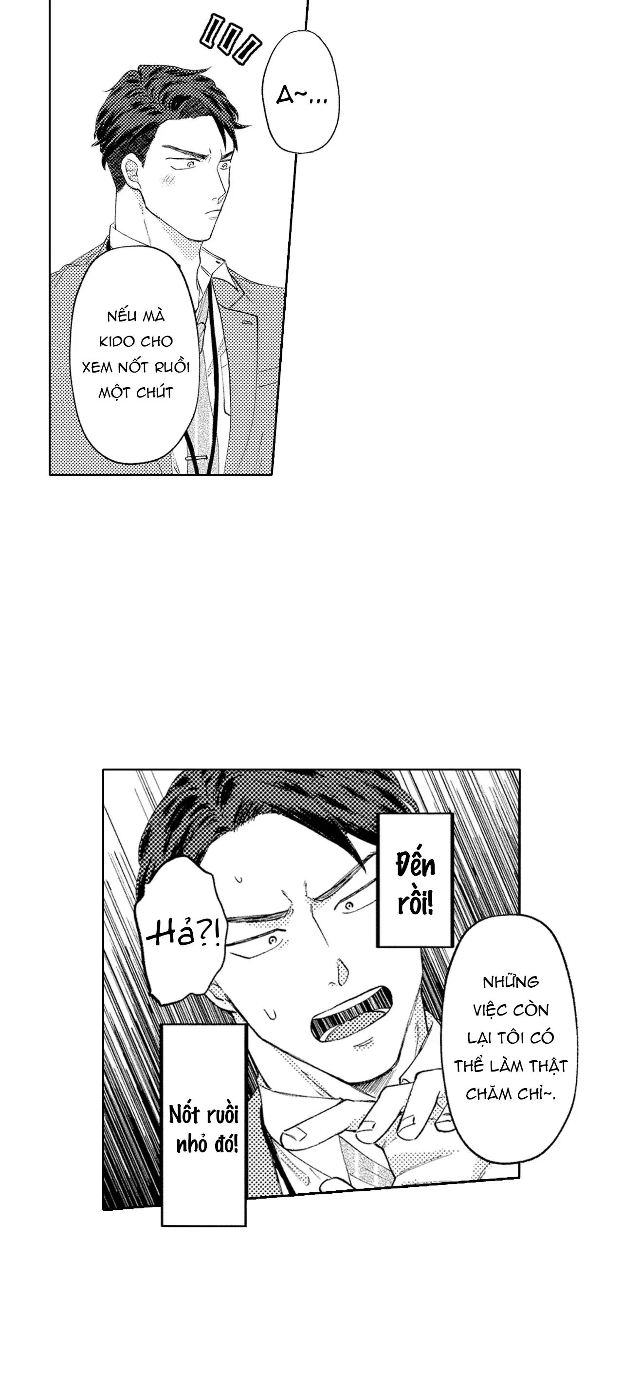 Nốt ruồi của Kido-kun trông thật ngon Chapter 3 Trang 22