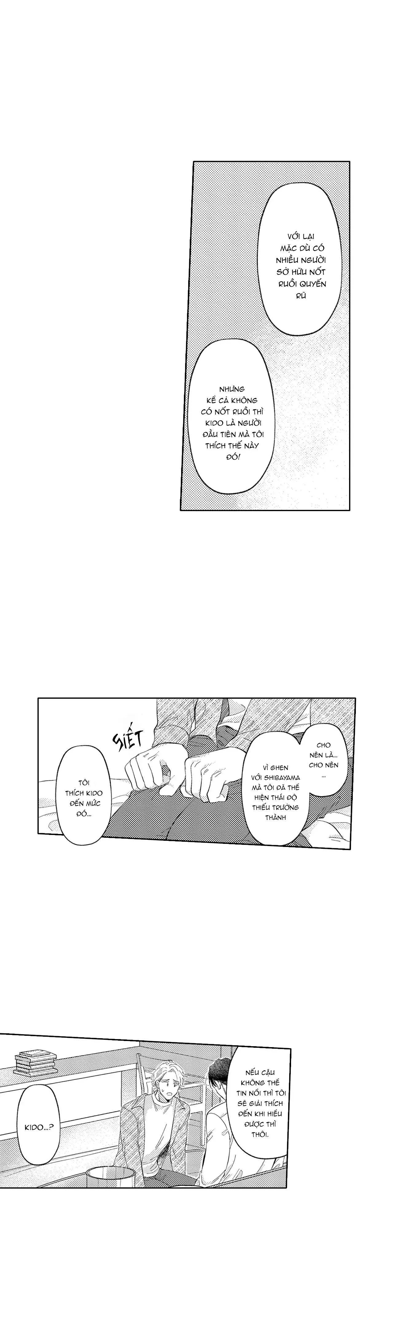 Nốt ruồi của Kido-kun trông thật ngon Chapter 9 Trang 13