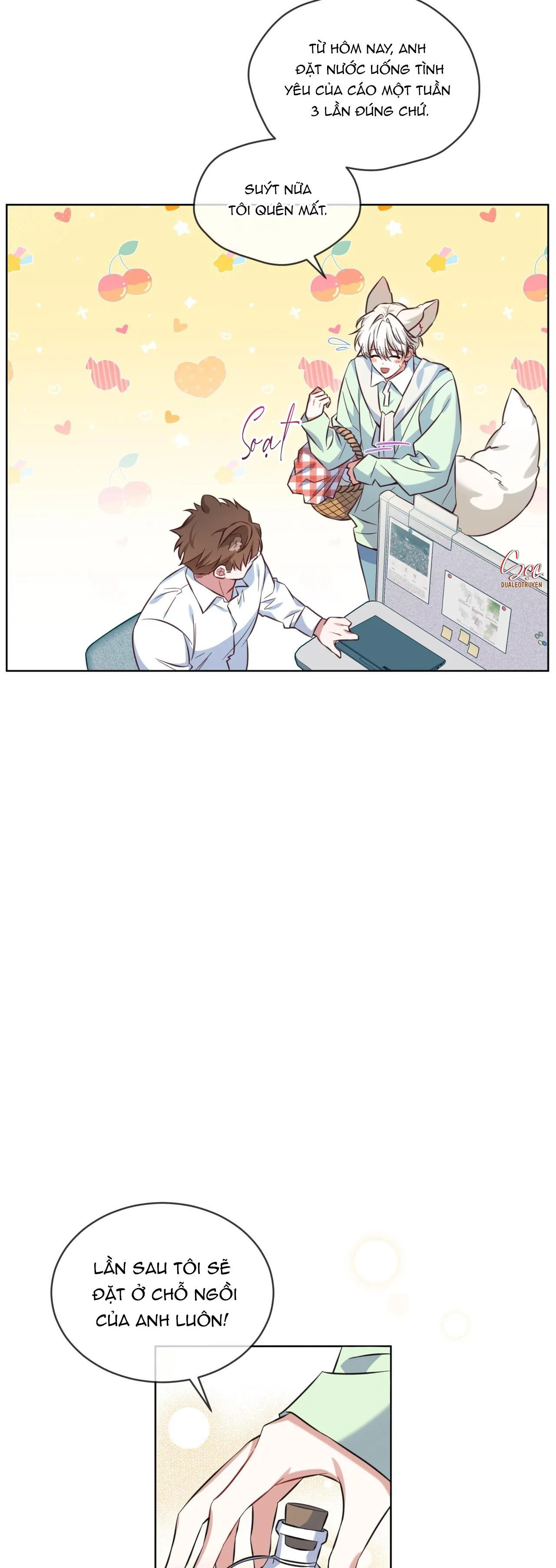 NƯỚC UỐNG TÌNH YÊU CỦA CÁO PLIN Chapter 1 Trang 7