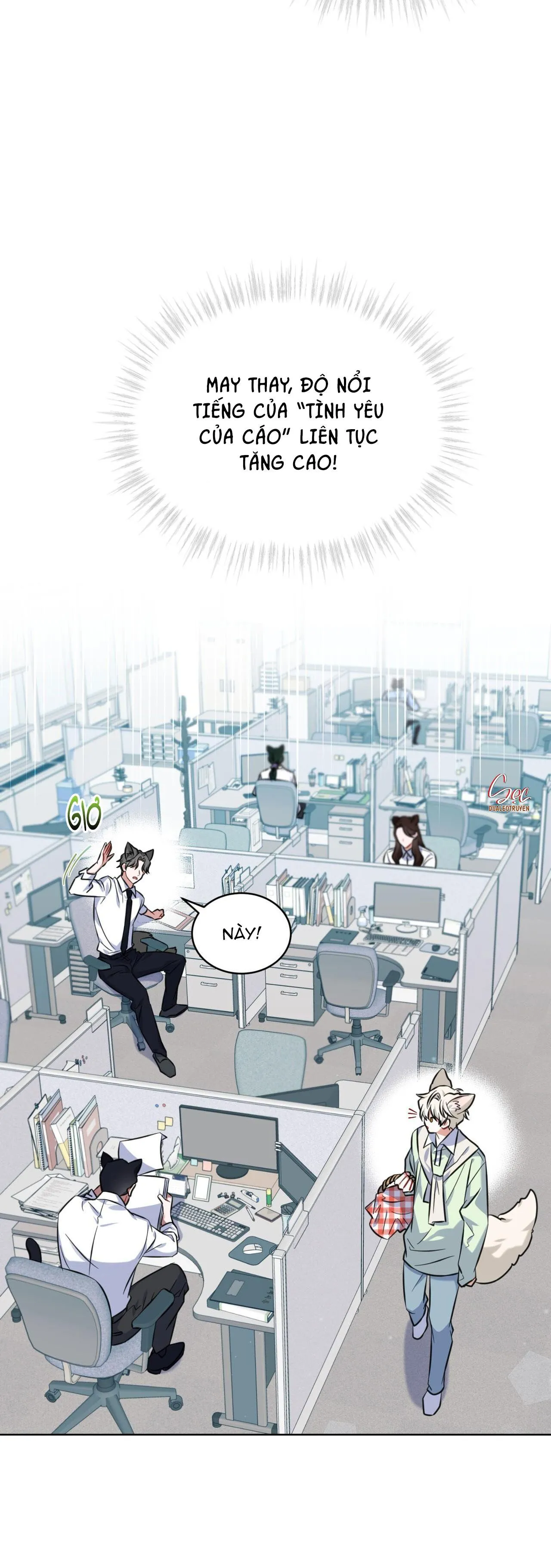 NƯỚC UỐNG TÌNH YÊU CỦA CÁO PLIN Chapter 1 Trang 19