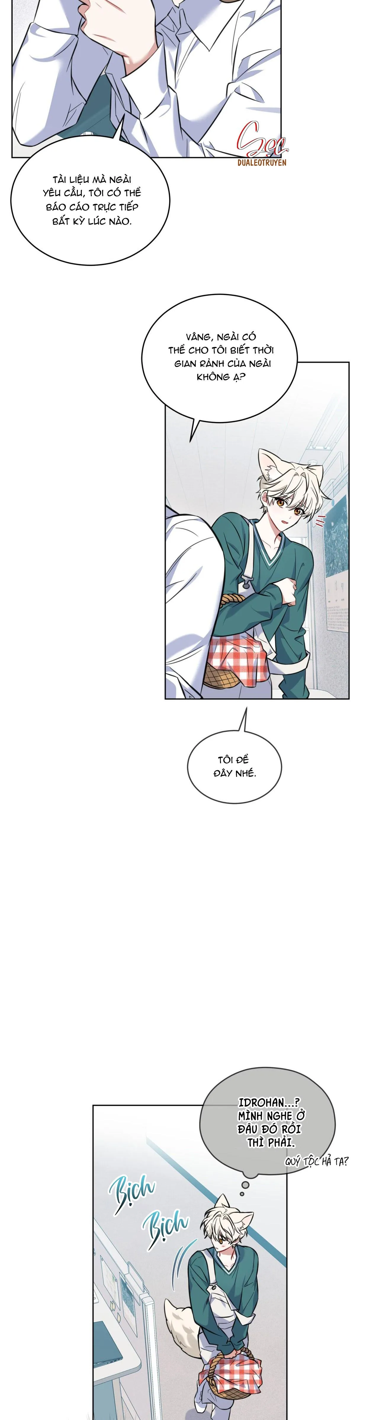 NƯỚC UỐNG TÌNH YÊU CỦA CÁO PLIN Chapter 2 Trang 30