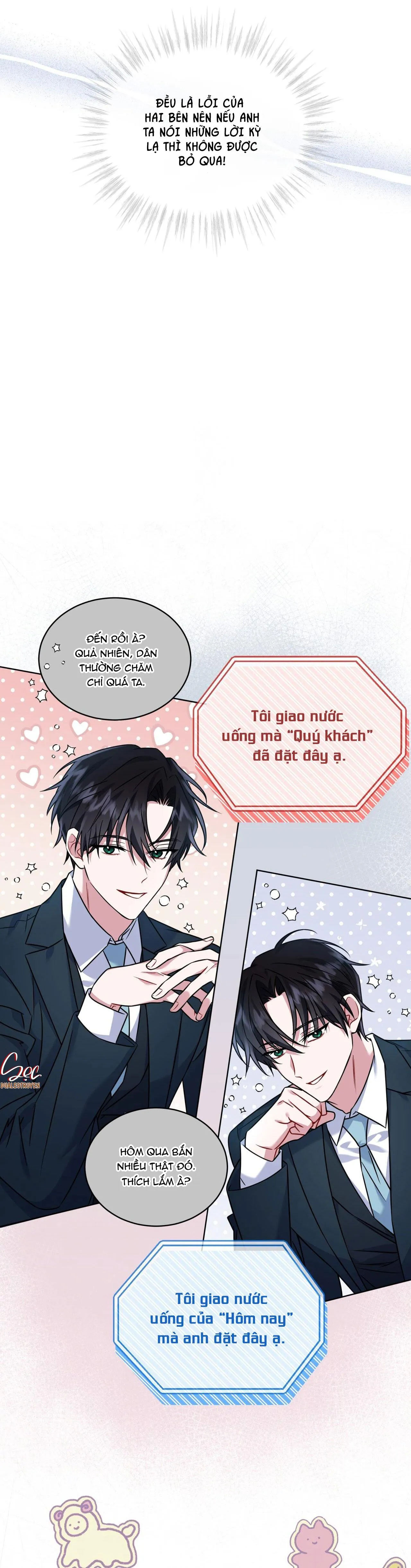 NƯỚC UỐNG TÌNH YÊU CỦA CÁO PLIN Chapter 11 Trang 21