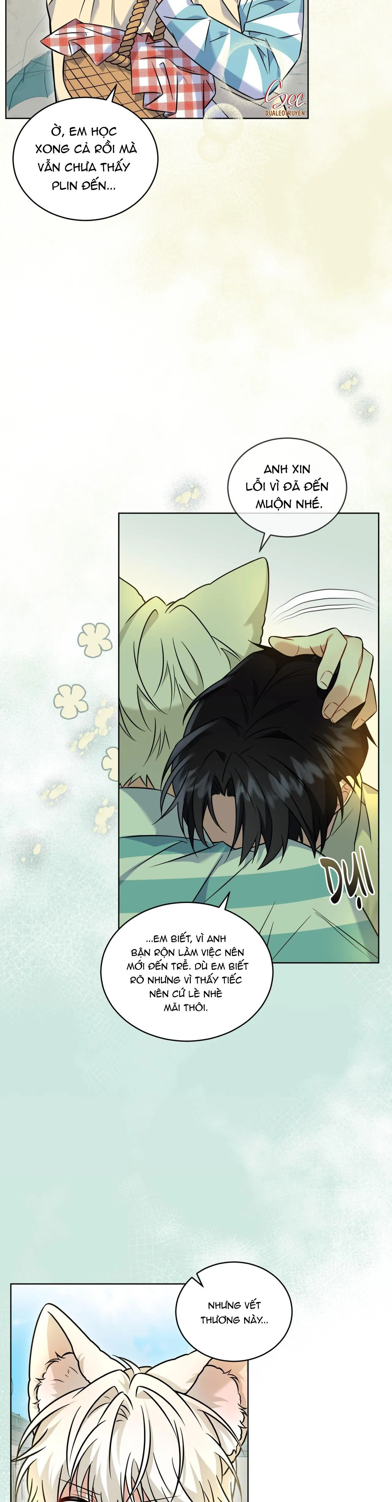 NƯỚC UỐNG TÌNH YÊU CỦA CÁO PLIN Chapter 13 Trang 7