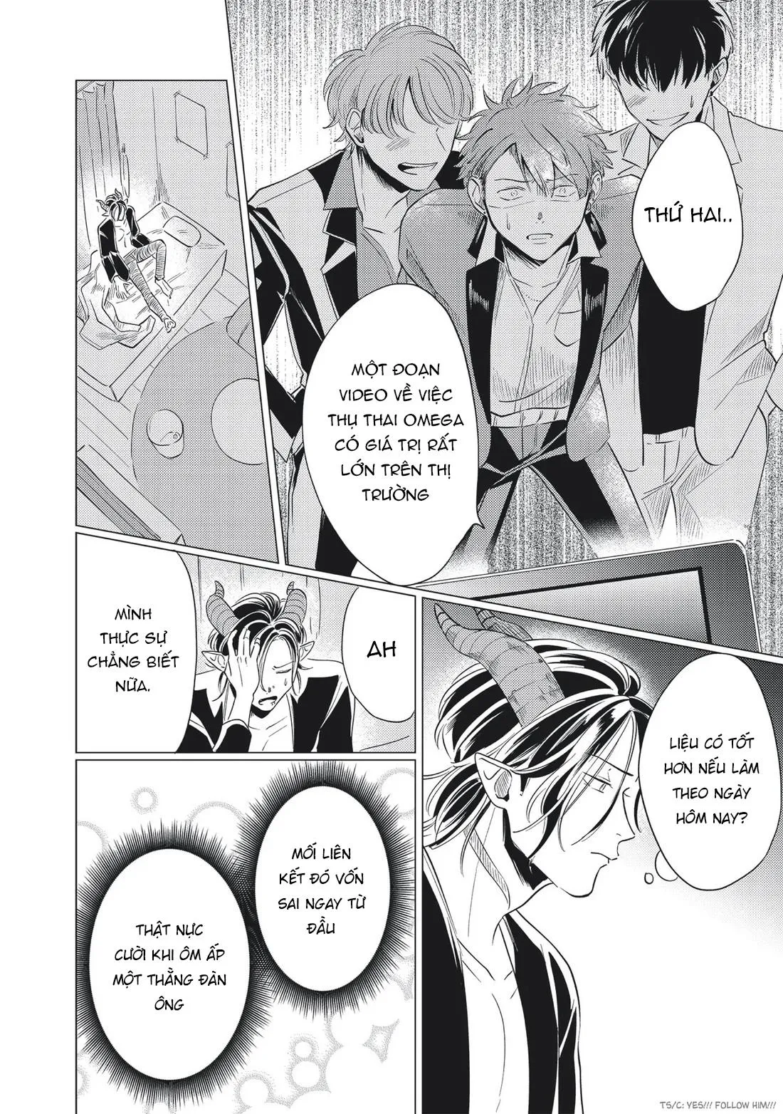 Omega Có Thai Cùng Ác Qủy Chapter 4 Trang 13