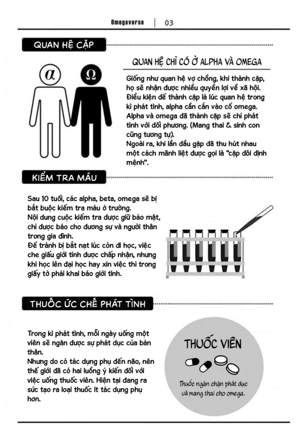 Omega Giả Vờ KIên Cường Đó Là Bạn Tình Của Tôi Chapter 1 Trang 7