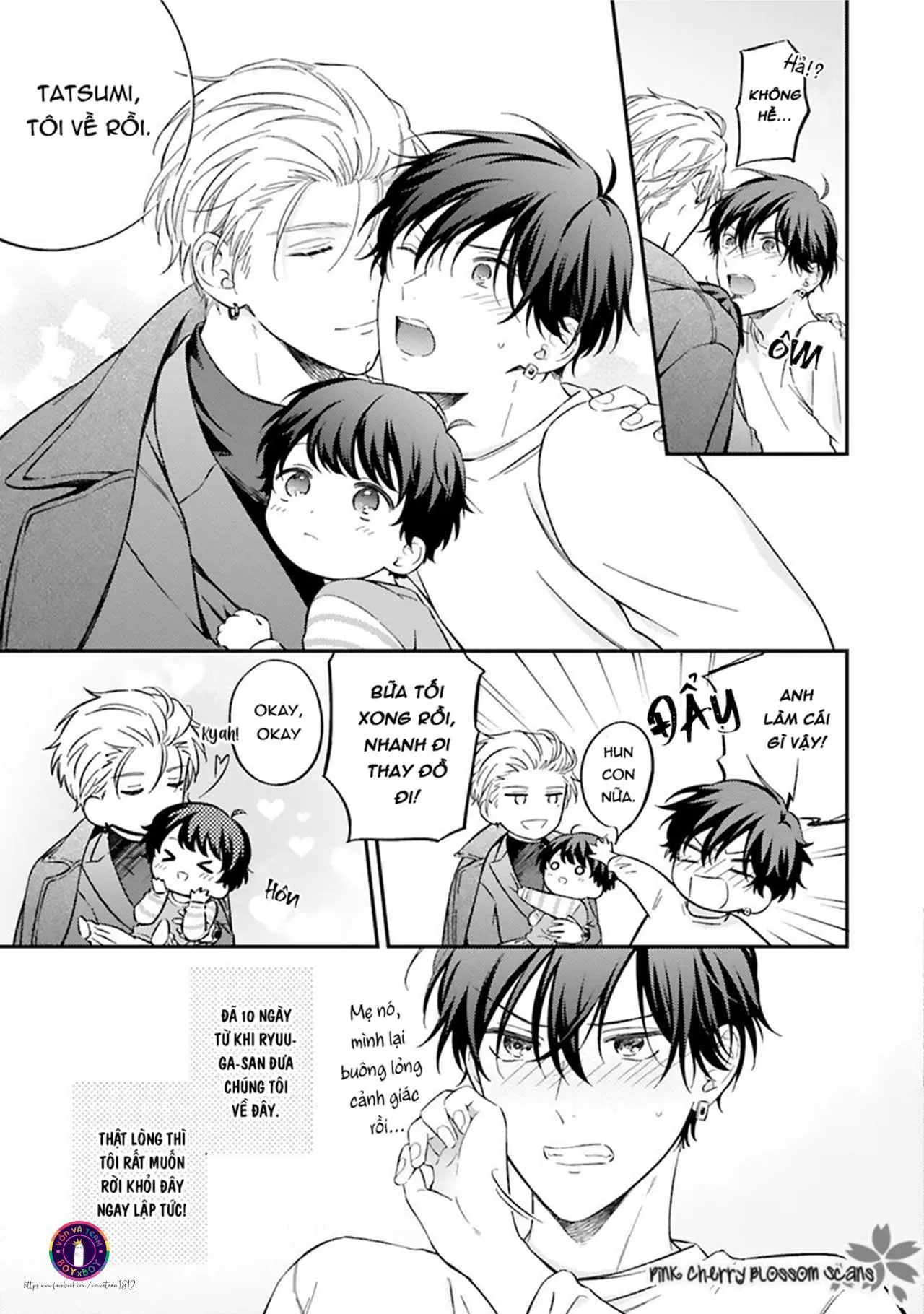 Omega Thân Thiện Yêu Trẻ Nhỏ Và Bạo Chúa Yakuza (END) Chapter 2 Trang 3