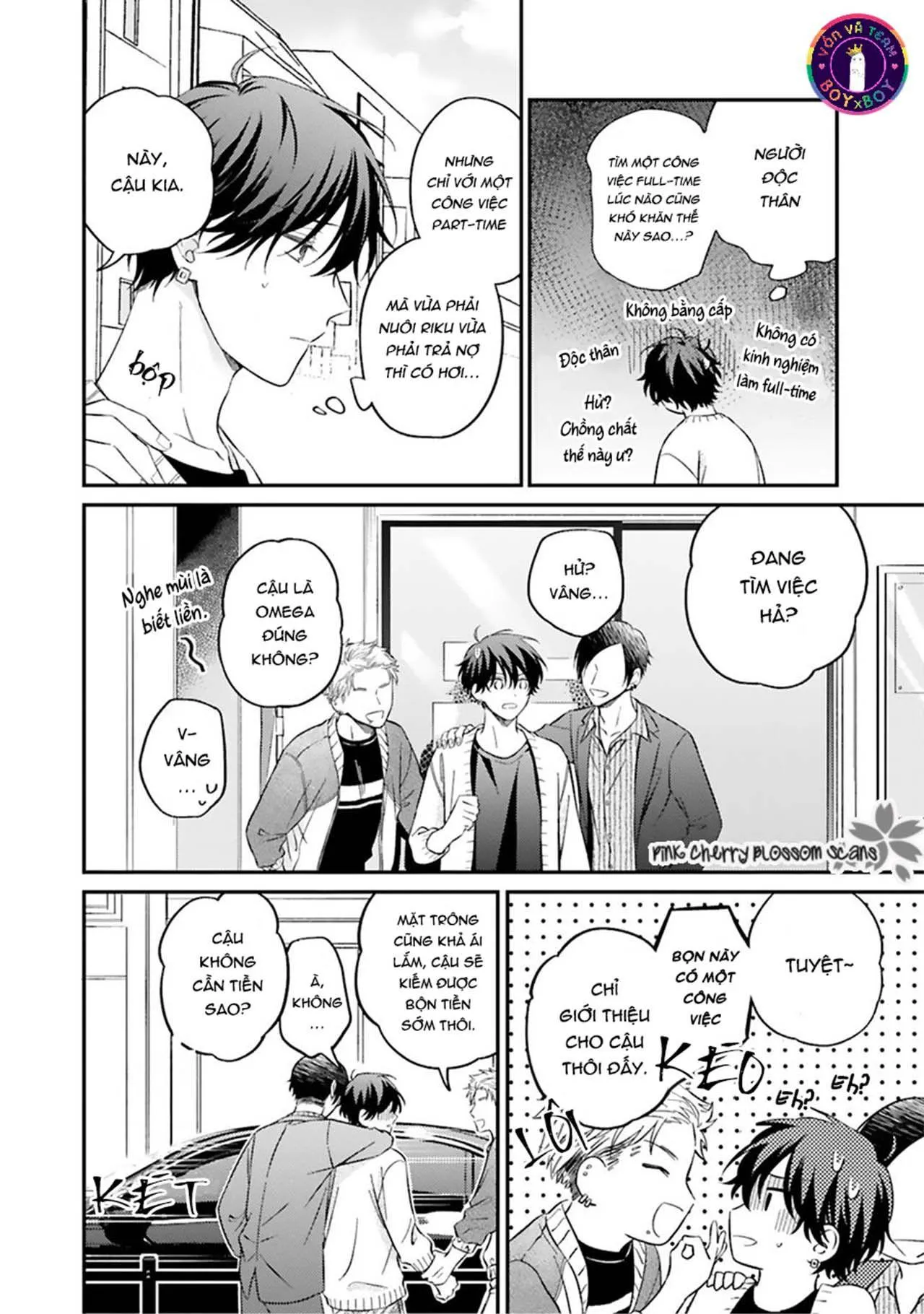 Omega Thân Thiện Yêu Trẻ Nhỏ Và Bạo Chúa Yakuza (END) Chapter 2 Trang 8