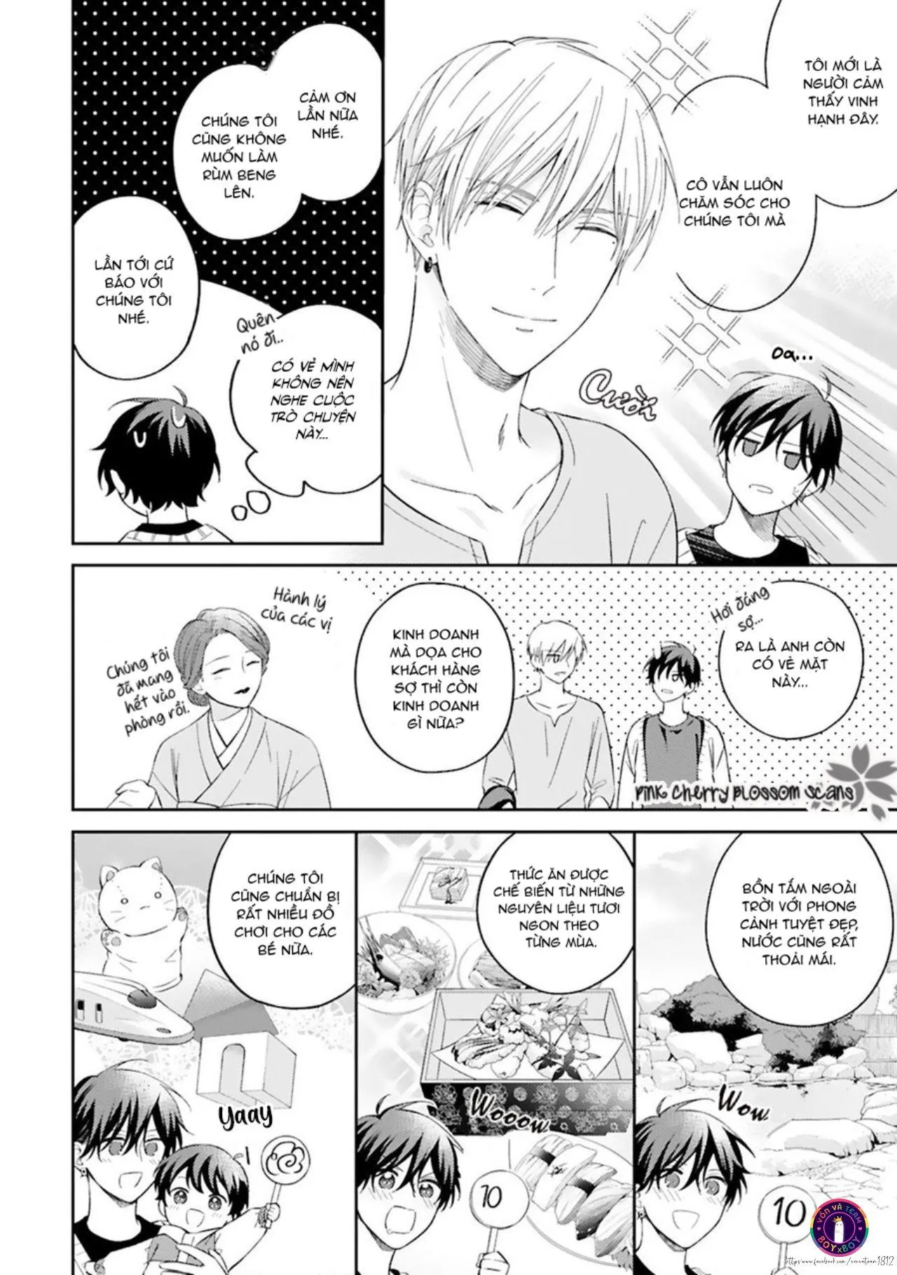 Omega Thân Thiện Yêu Trẻ Nhỏ Và Bạo Chúa Yakuza (END) Chapter 3 Trang 12