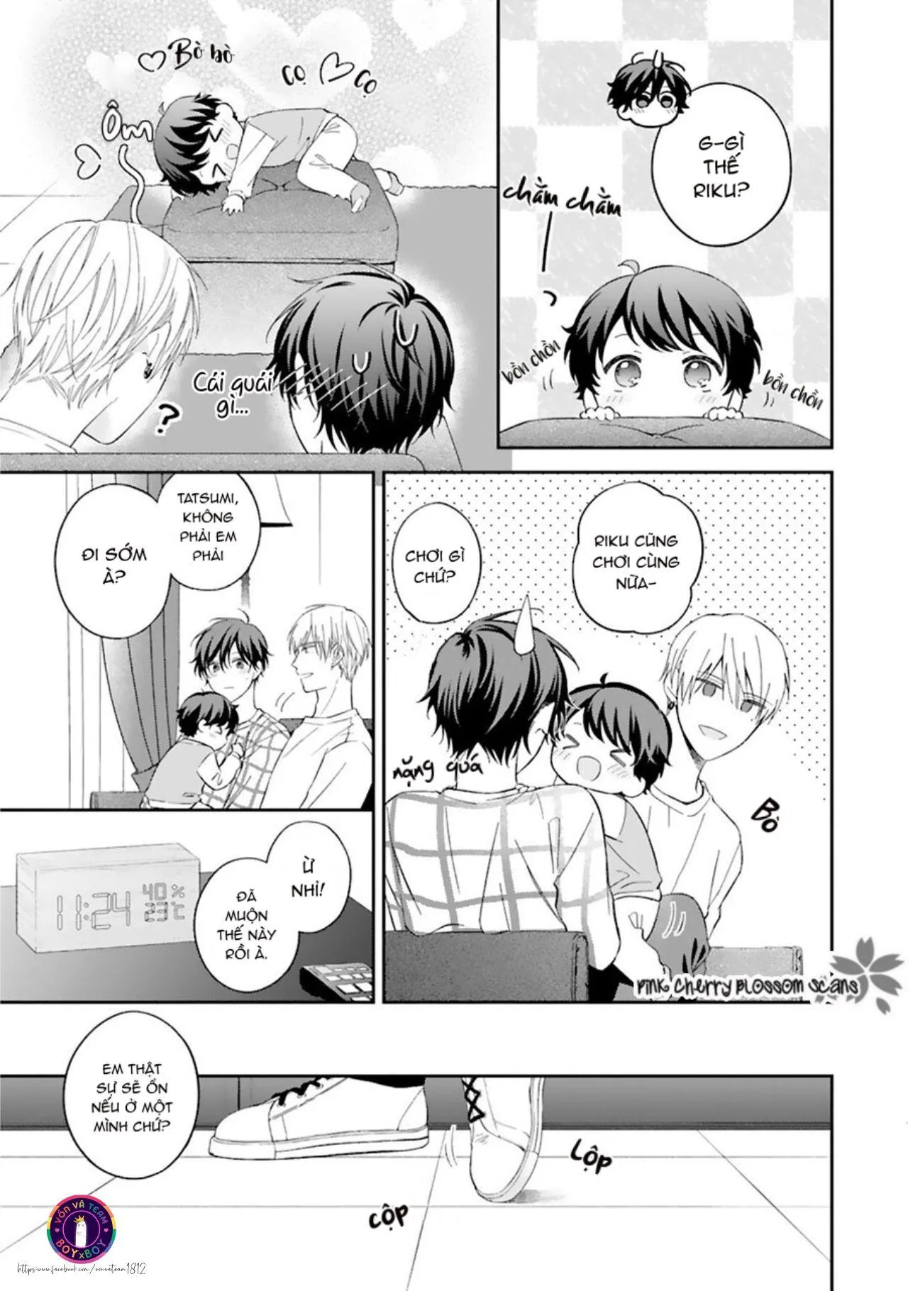 Omega Thân Thiện Yêu Trẻ Nhỏ Và Bạo Chúa Yakuza (END) Chapter 4 Trang 3